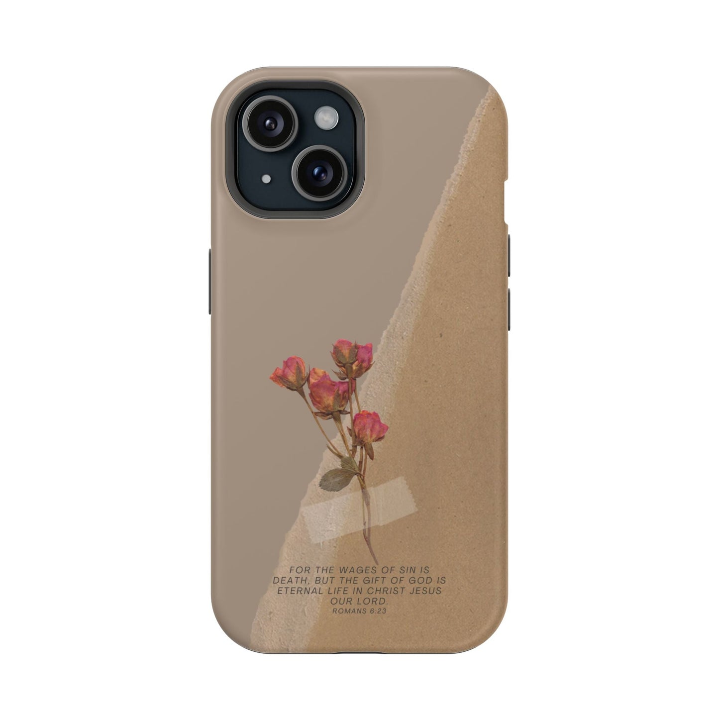 Romans 6:23 Vintage Floral - MagSafe iPhone Case - BOGO Cases