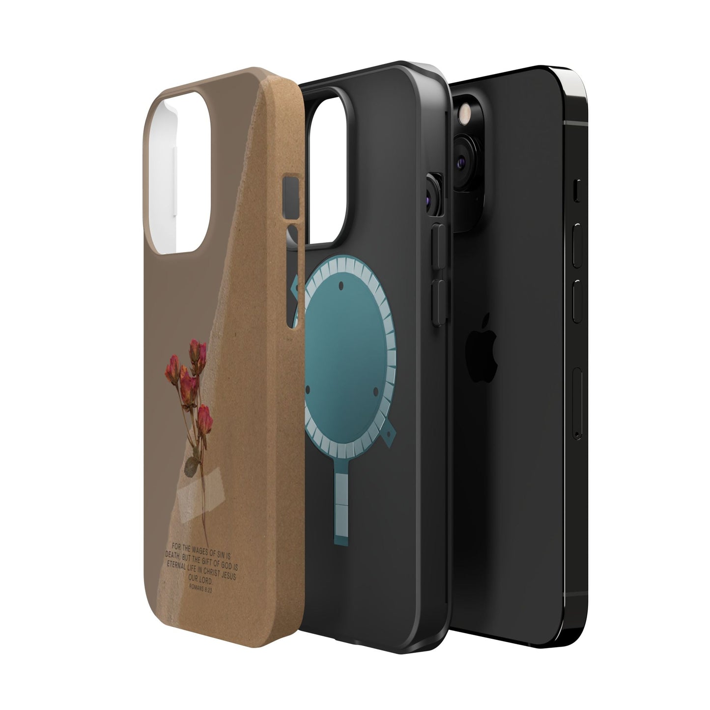 Romans 6:23 Vintage Floral - MagSafe iPhone Case - BOGO Cases