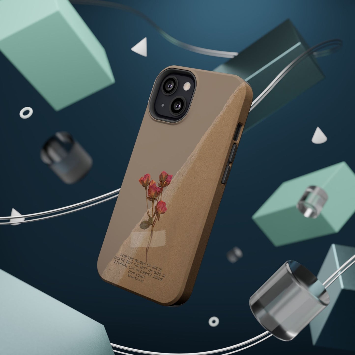 Romans 6:23 Vintage Floral - MagSafe iPhone Case - BOGO Cases