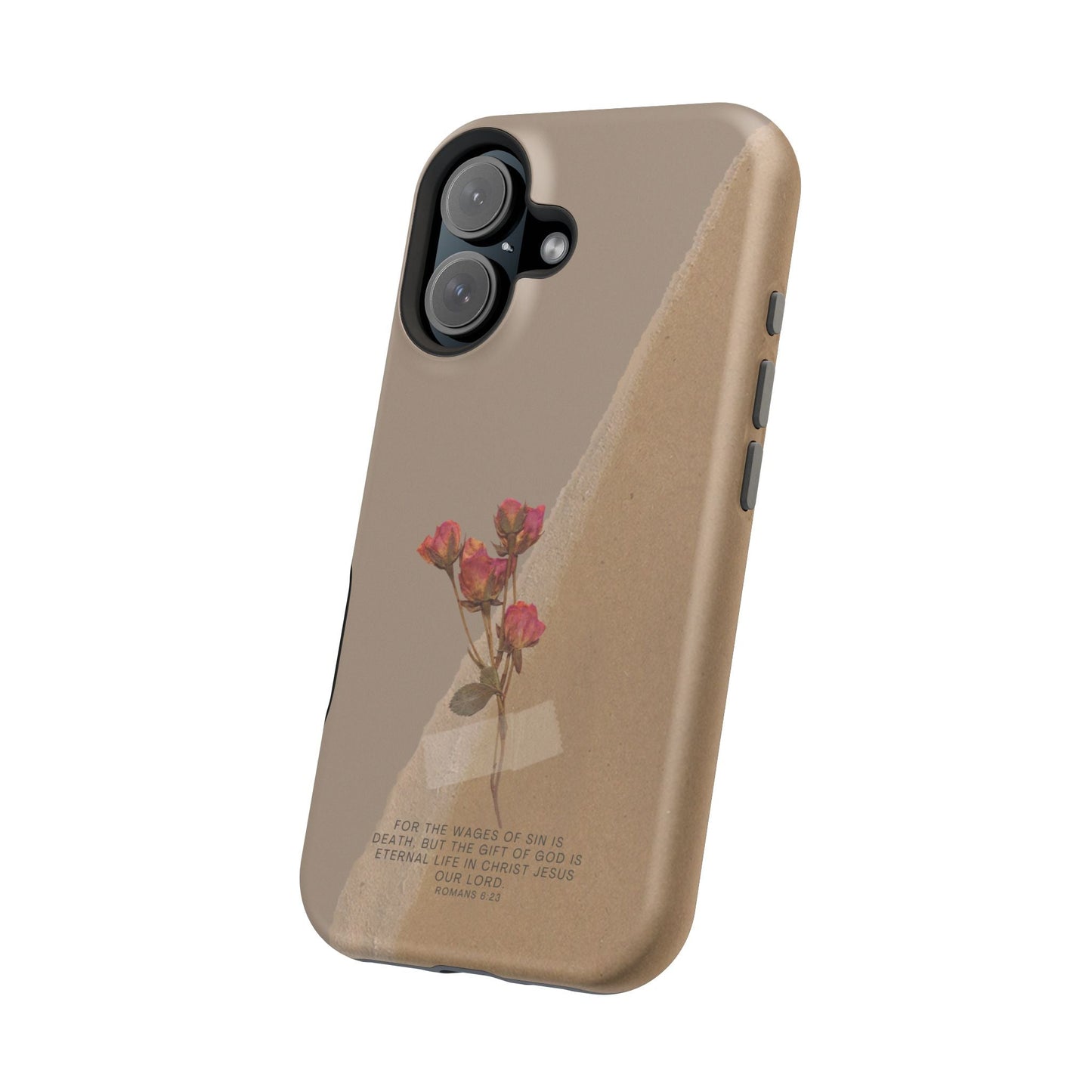 Romans 6:23 Vintage Floral - MagSafe iPhone Case - BOGO Cases
