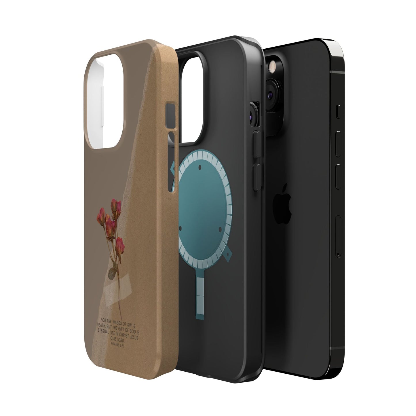 Romans 6:23 Vintage Floral - MagSafe iPhone Case - BOGO Cases