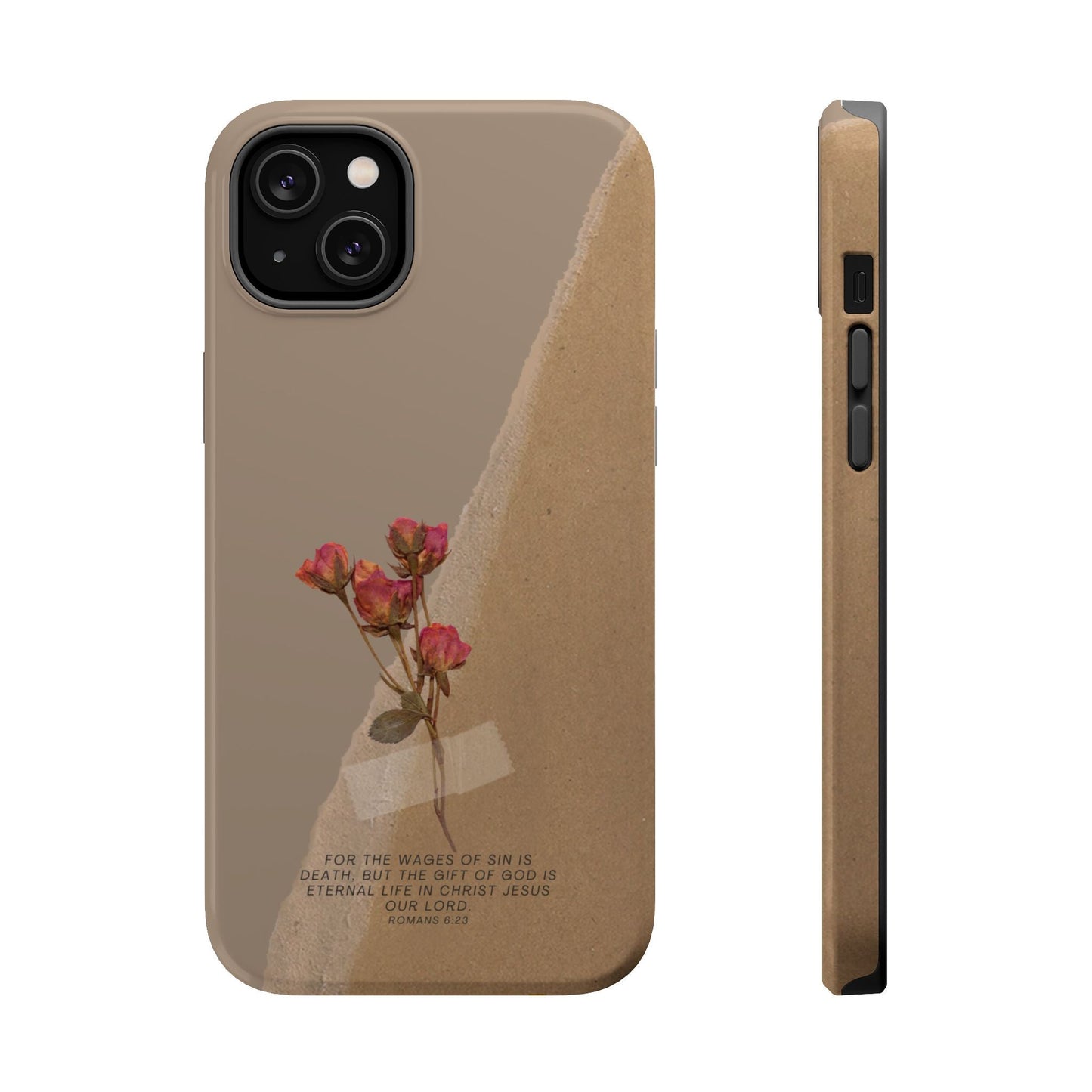 Romans 6:23 Vintage Floral - MagSafe iPhone Case - BOGO Cases
