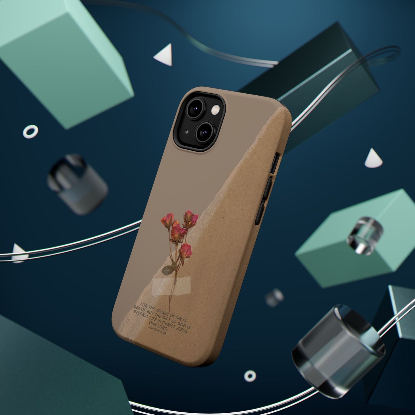 Romans 6:23 Vintage Floral - MagSafe iPhone Case - BOGO Cases