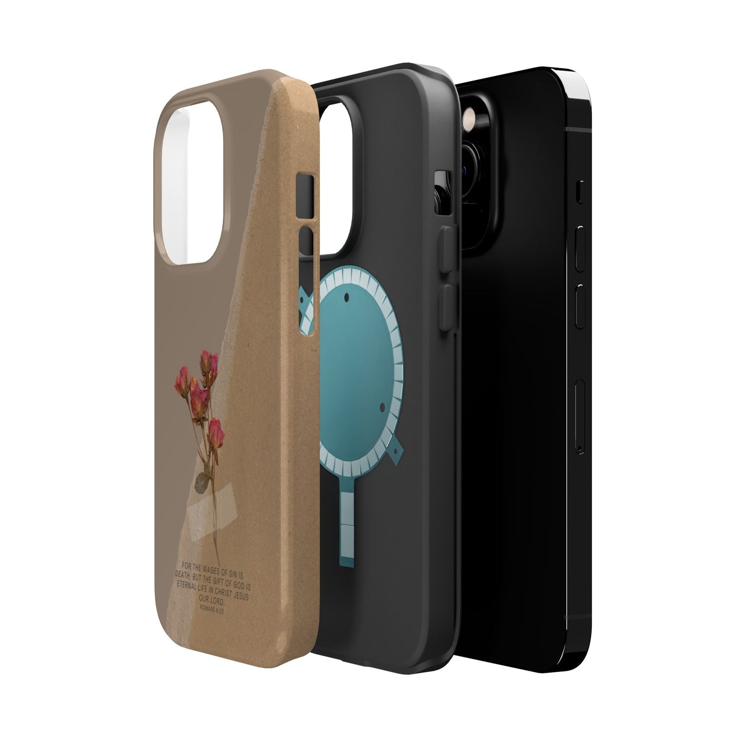 Romans 6:23 Vintage Floral - MagSafe iPhone Case - BOGO Cases