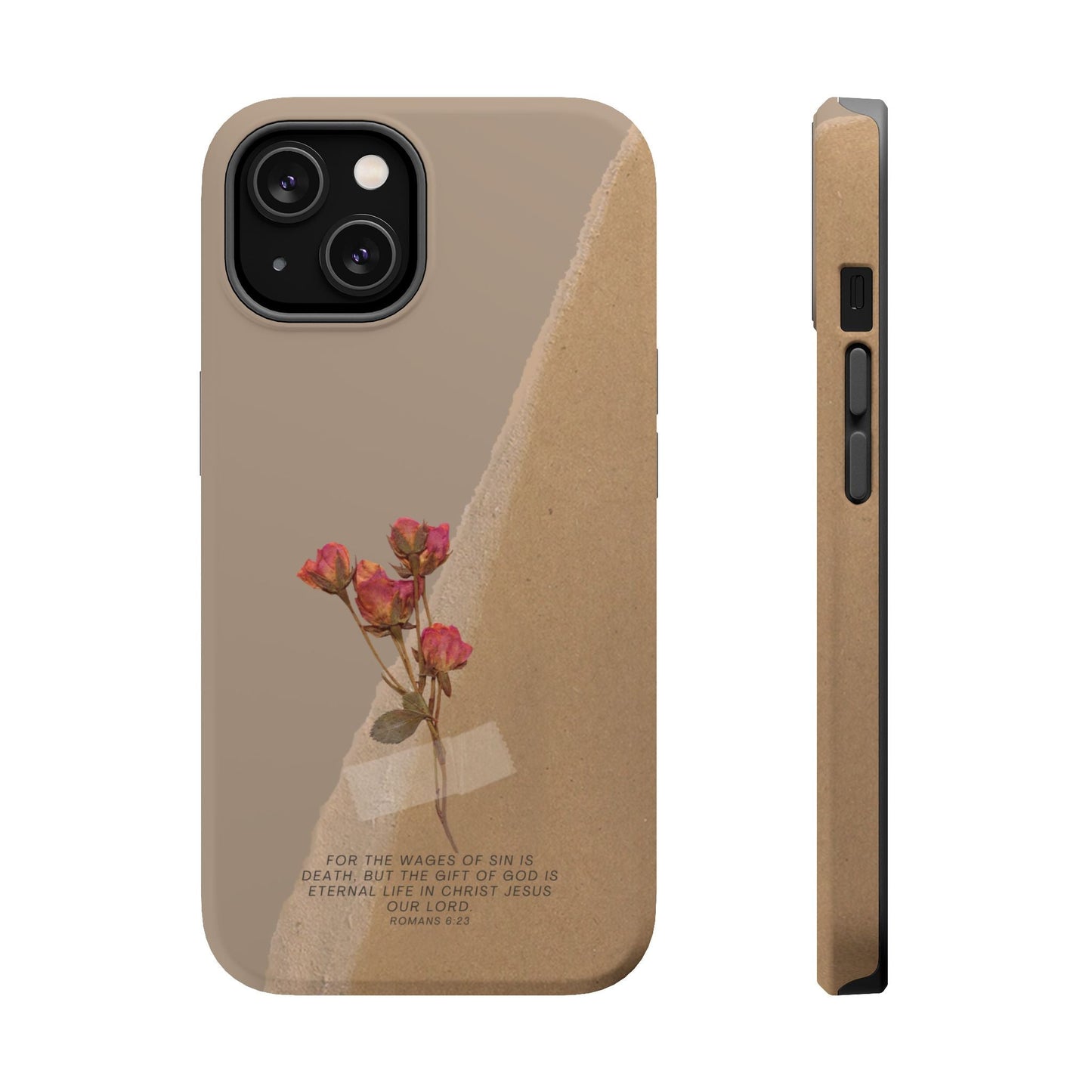Romans 6:23 Vintage Floral - MagSafe iPhone Case - BOGO Cases