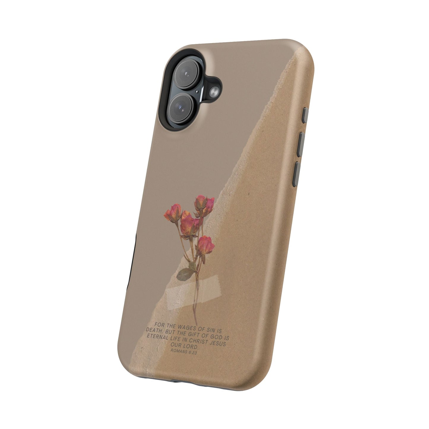 Romans 6:23 Vintage Floral - MagSafe iPhone Case - BOGO Cases