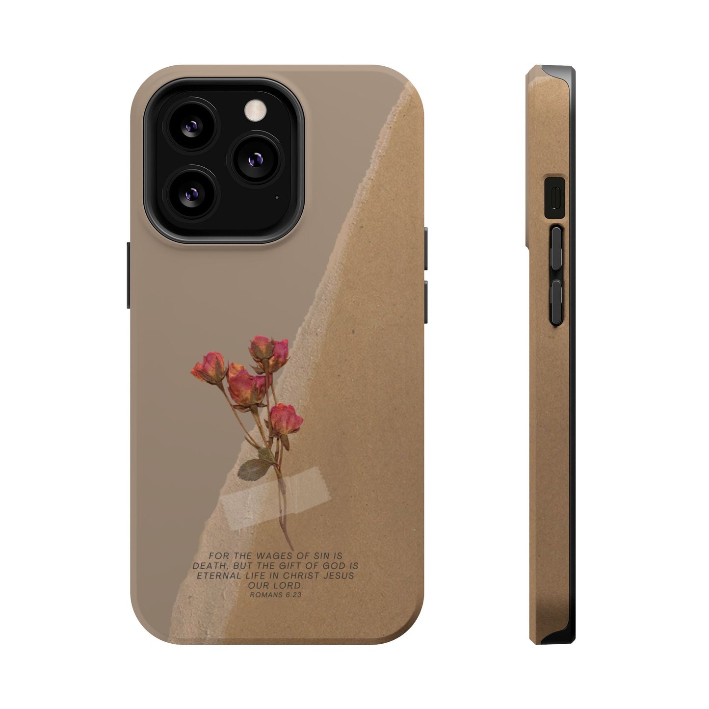Romans 6:23 Vintage Floral - MagSafe iPhone Case - BOGO Cases