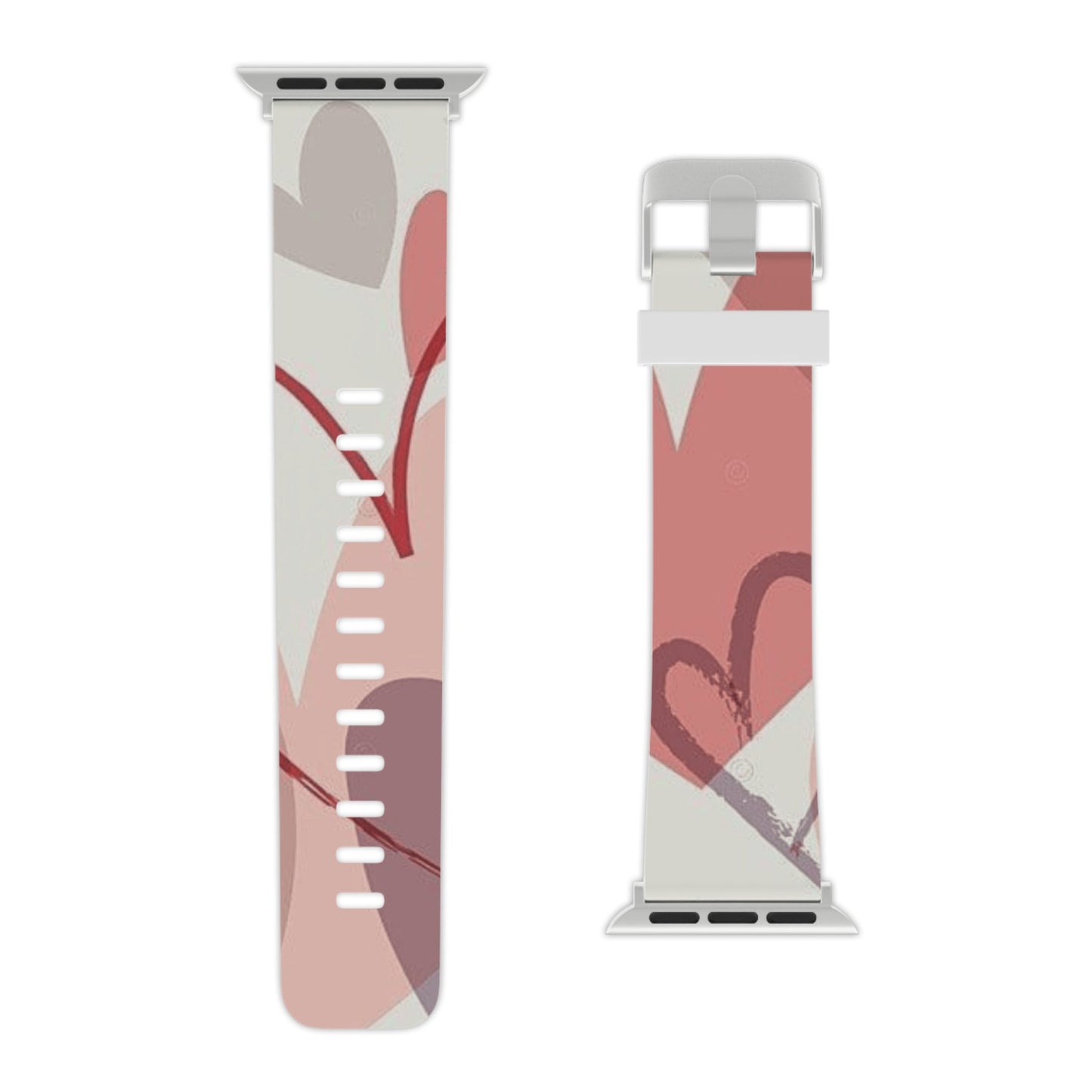 Romantic Red Hearts Apple Watch Band - BOGO Cases