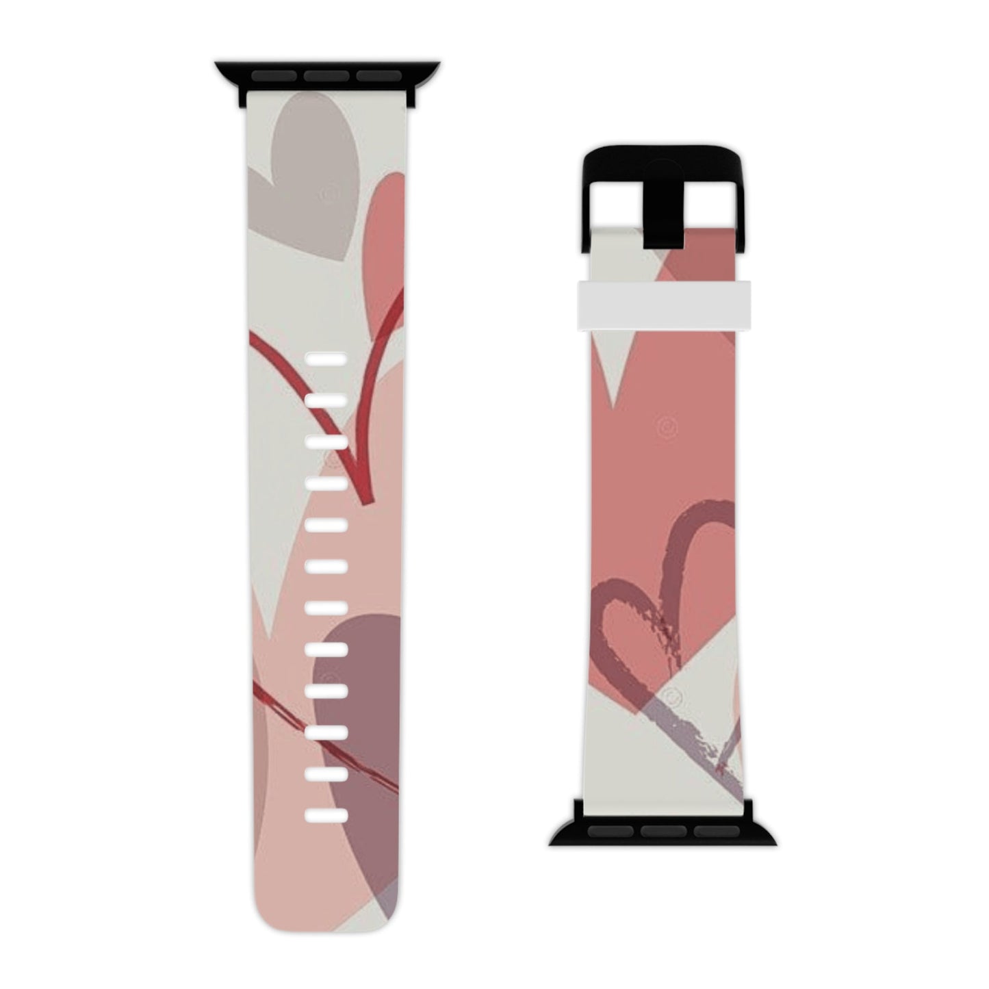 Romantic Red Hearts Apple Watch Band - BOGO Cases