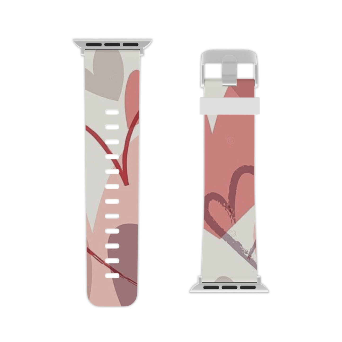 Romantic Red Hearts Apple Watch Band - BOGO Cases
