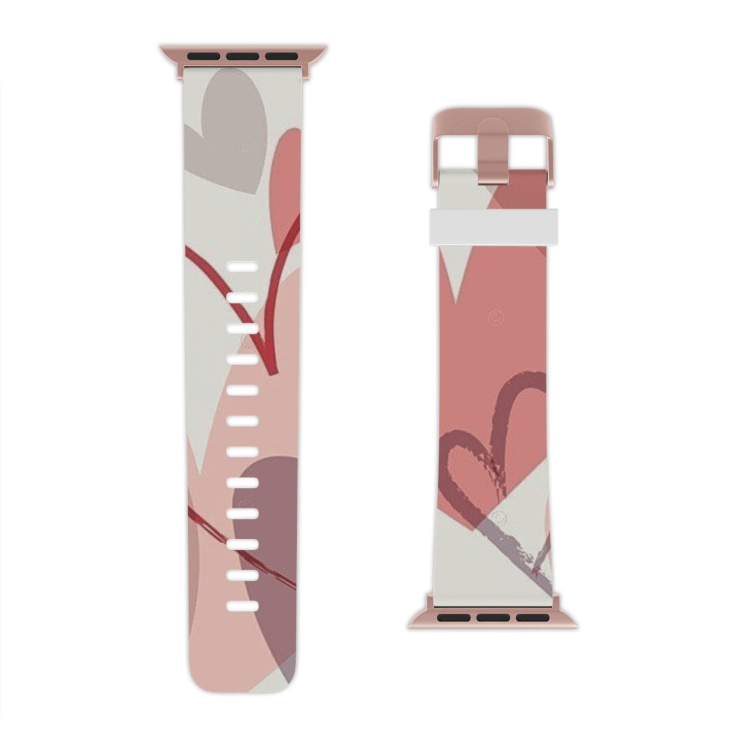Romantic Red Hearts Apple Watch Band - BOGO Cases