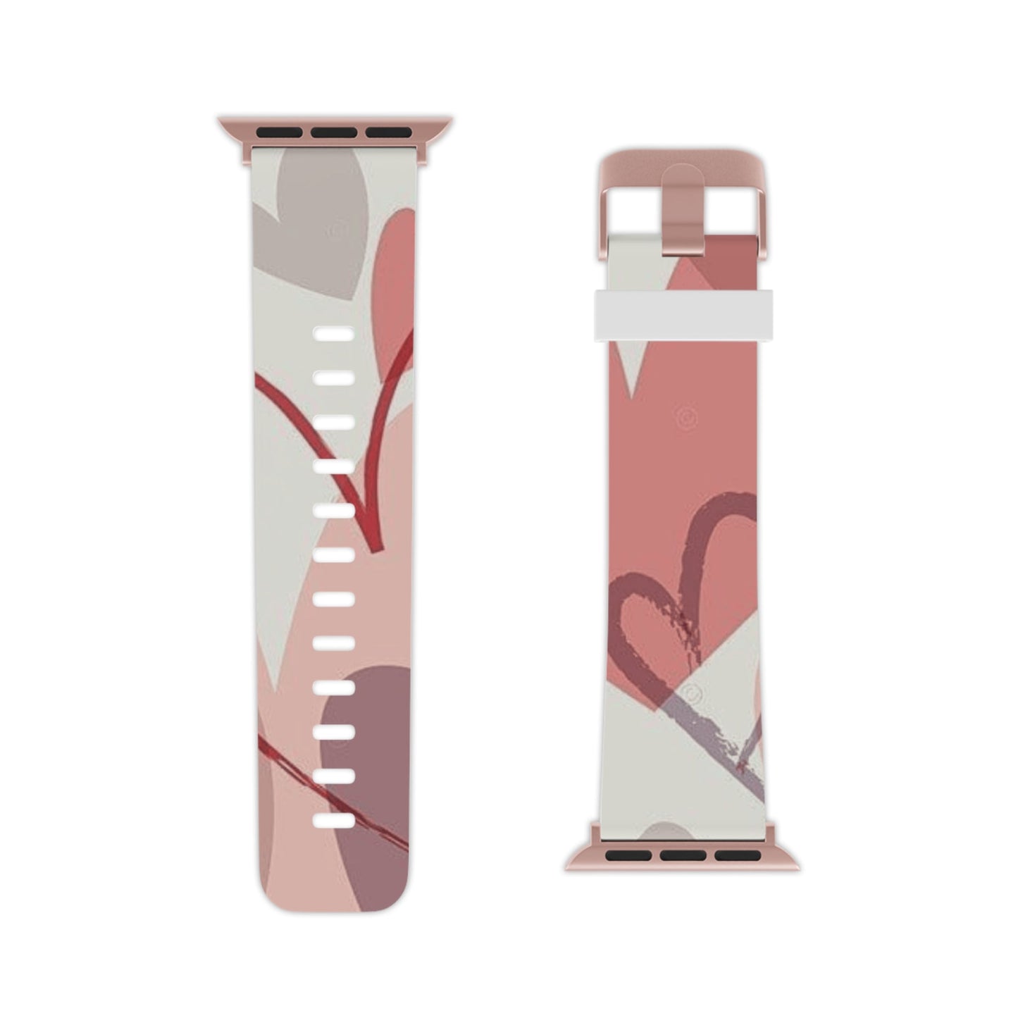 Romantic Red Hearts Apple Watch Band - BOGO Cases