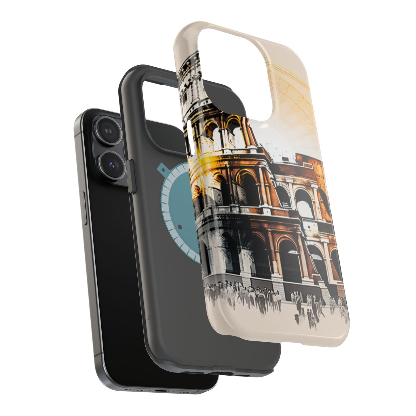 Rome Colosseum MagSafe iPhone Case - Italian Landmark with Wireless Charging Compatibility - BOGO Cases