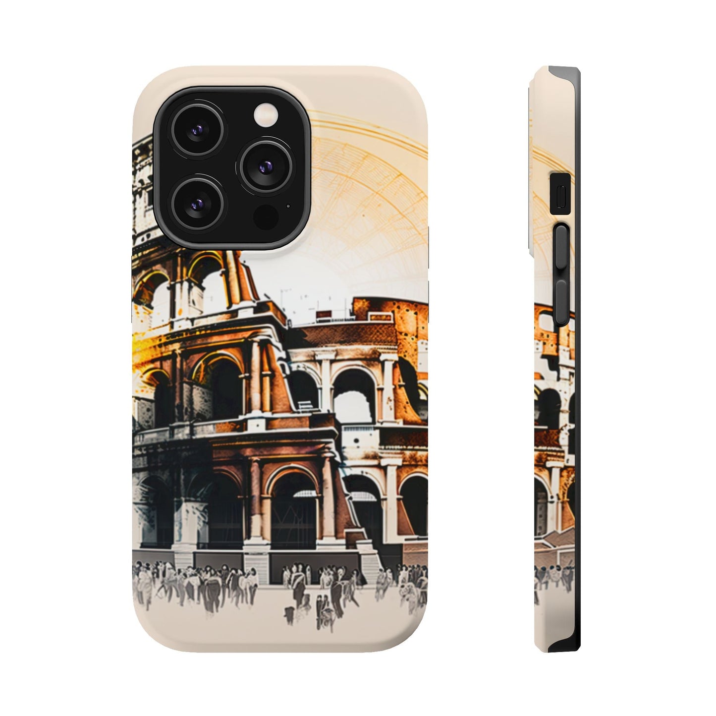 Rome Colosseum MagSafe iPhone Case - Italian Landmark with Wireless Charging Compatibility - BOGO Cases