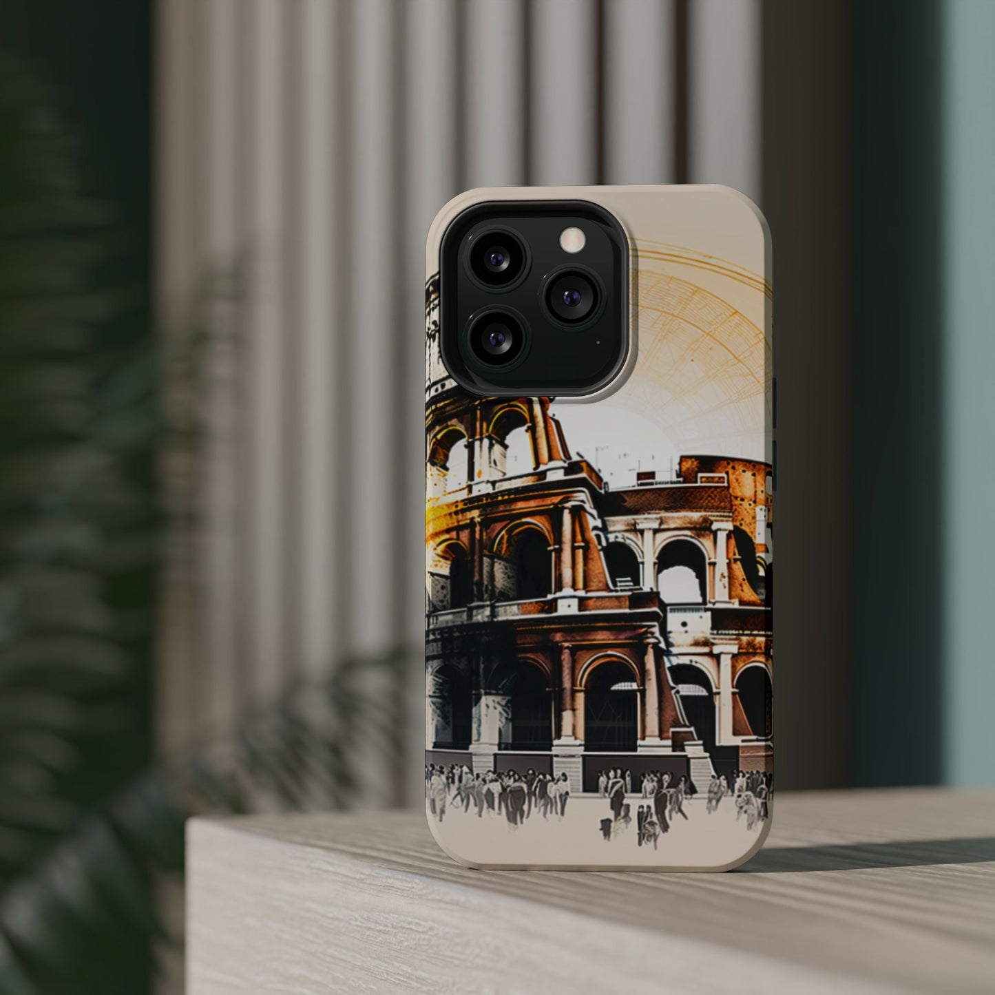 Rome Colosseum MagSafe iPhone Case - Italian Landmark with Wireless Charging Compatibility - BOGO Cases