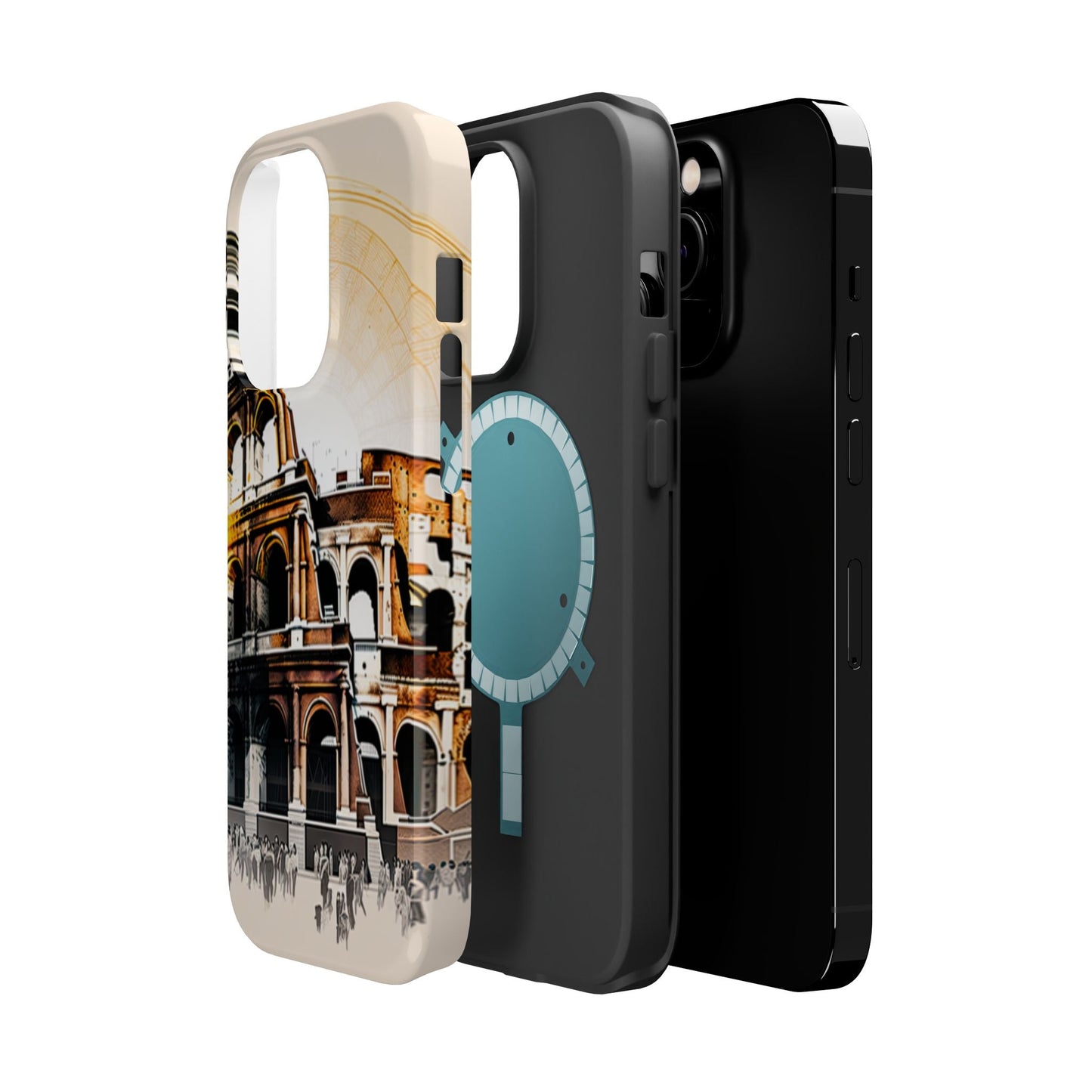 Rome Colosseum MagSafe iPhone Case - Italian Landmark with Wireless Charging Compatibility - BOGO Cases