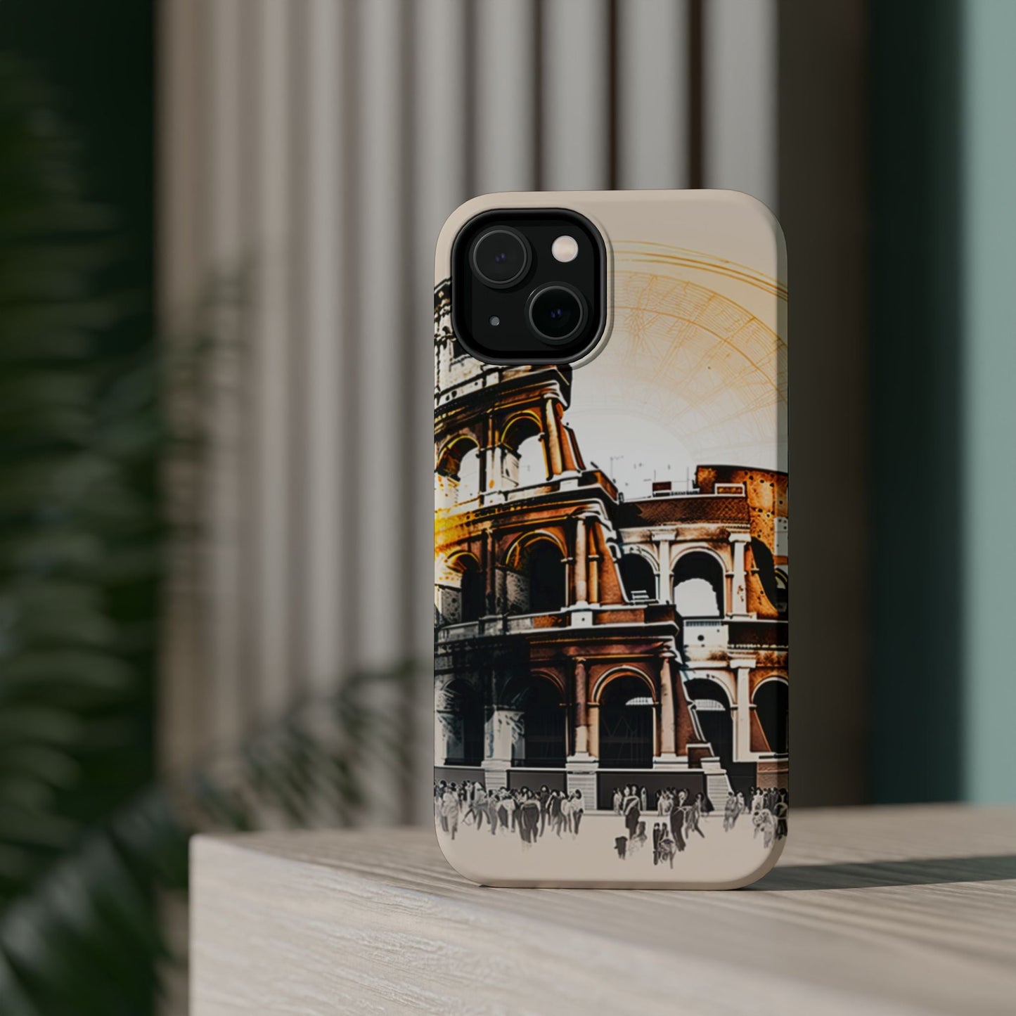 Rome Colosseum MagSafe iPhone Case - Italian Landmark with Wireless Charging Compatibility - BOGO Cases