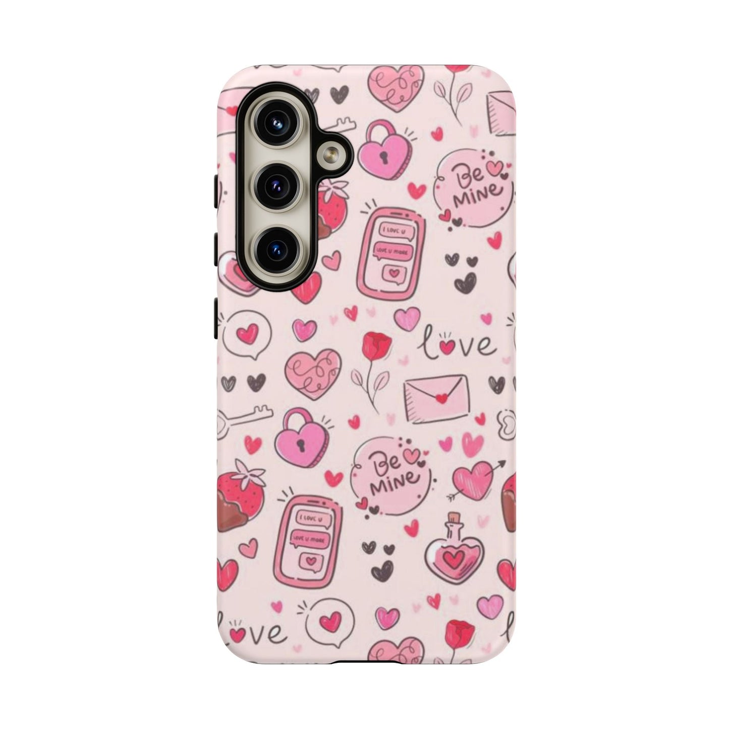 Samsung Galaxy Case: Playful Valentine's Day Icons Case - BOGO Cases