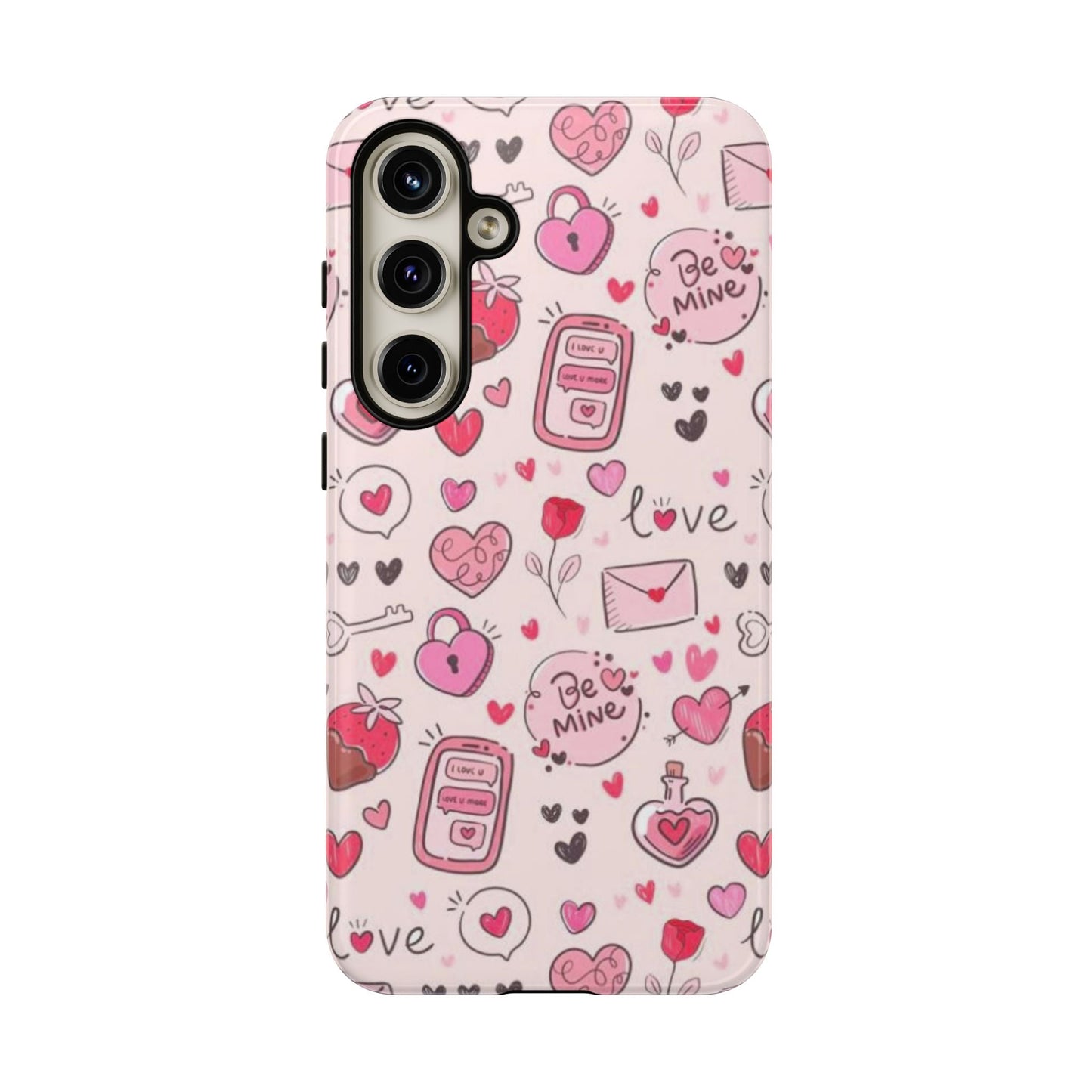 Samsung Galaxy Case: Playful Valentine's Day Icons Case - BOGO Cases