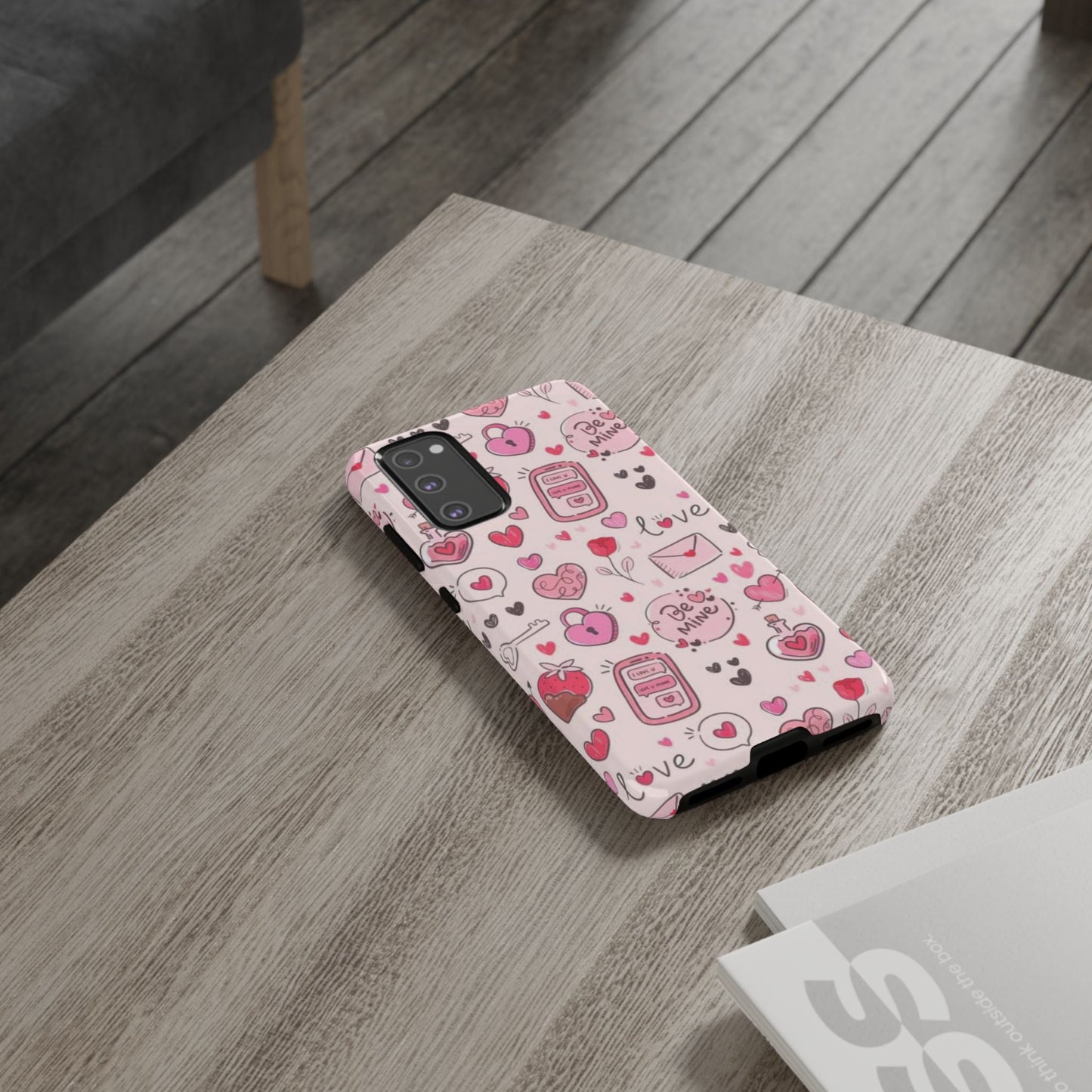 Samsung Galaxy Case: Playful Valentine's Day Icons Case - BOGO Cases