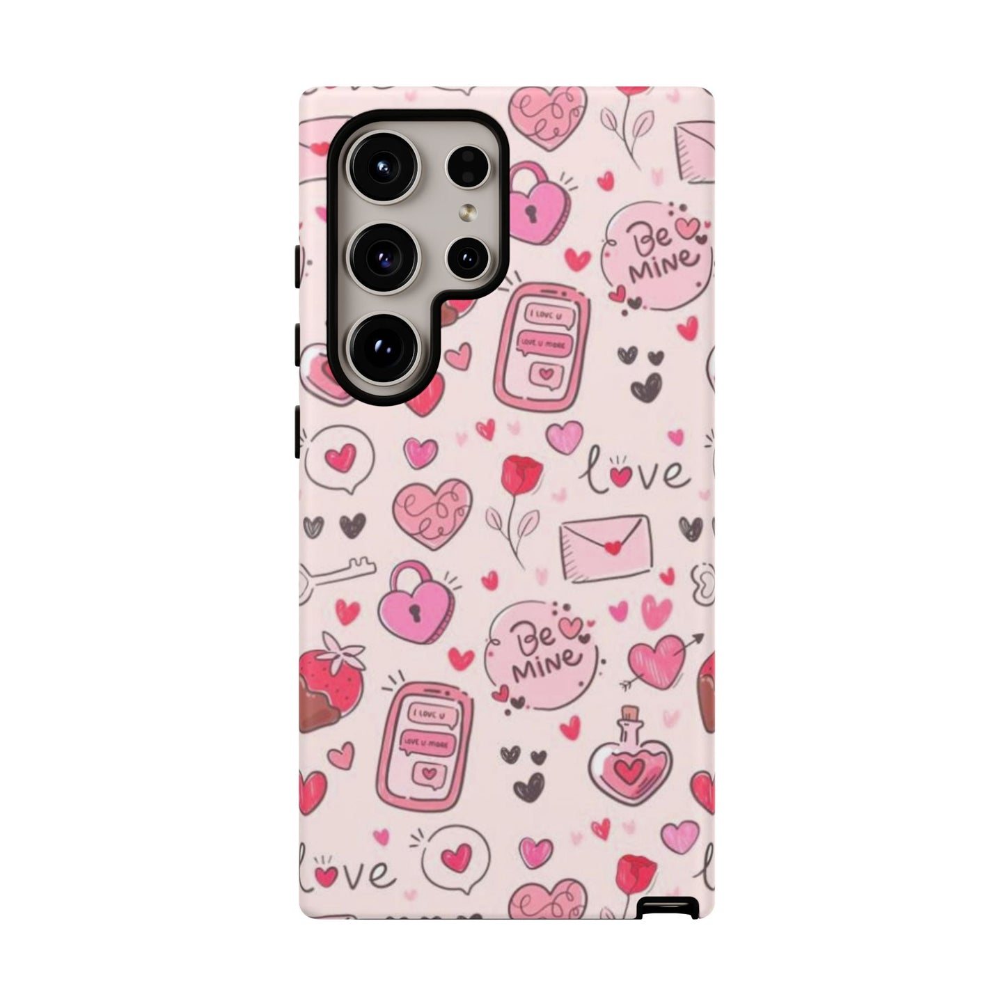 Samsung Galaxy Case: Playful Valentine's Day Icons Case - BOGO Cases