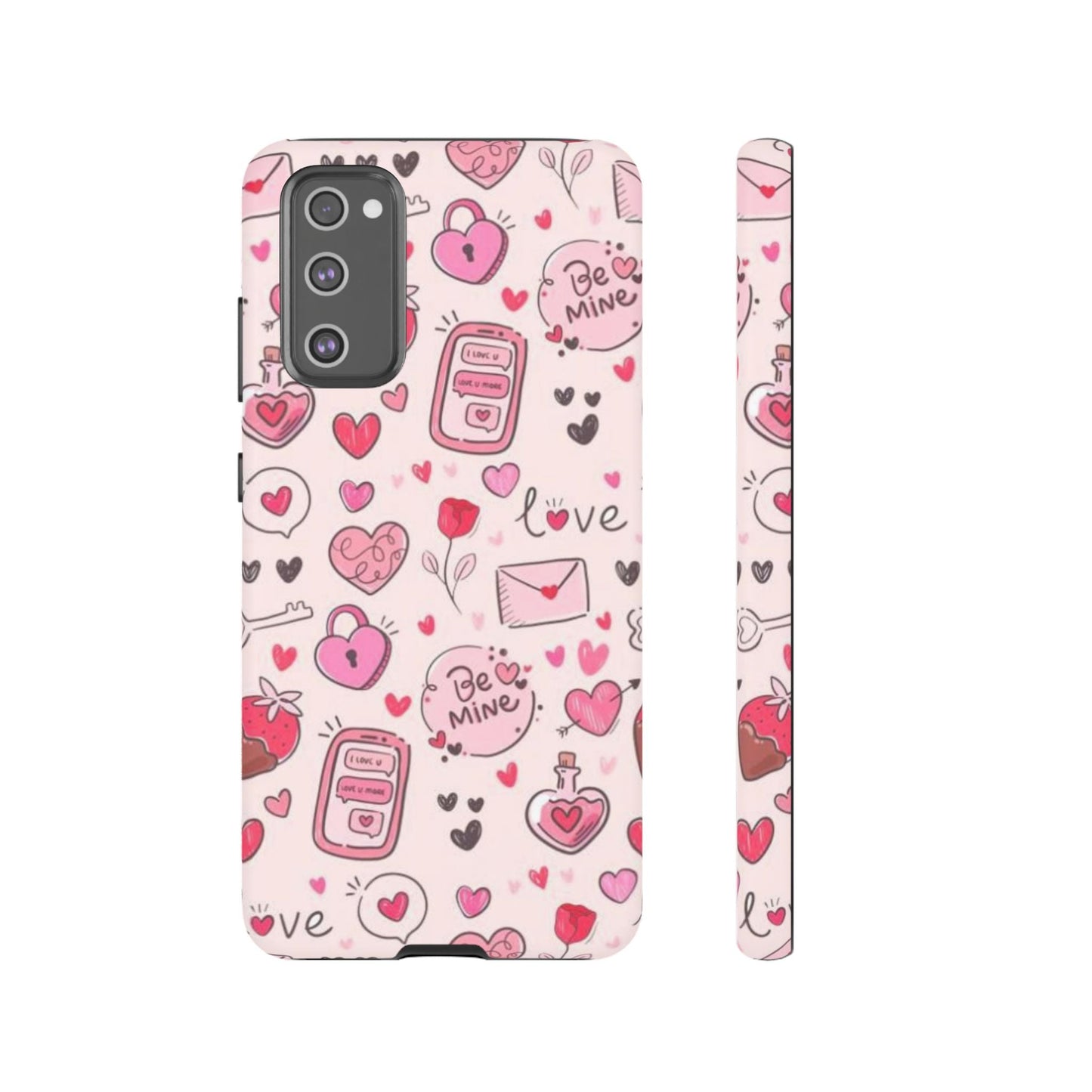 Samsung Galaxy Case: Playful Valentine's Day Icons Case - BOGO Cases