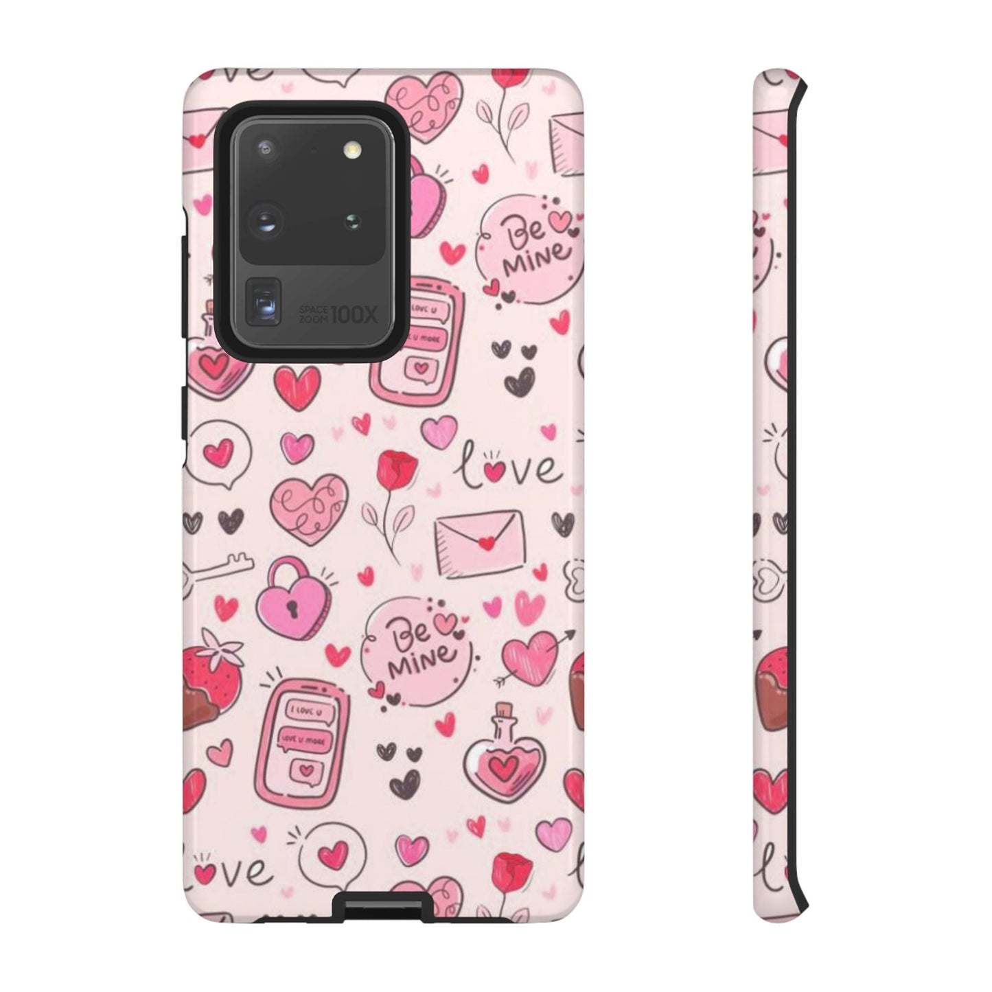 Samsung Galaxy Case: Playful Valentine's Day Icons Case - BOGO Cases