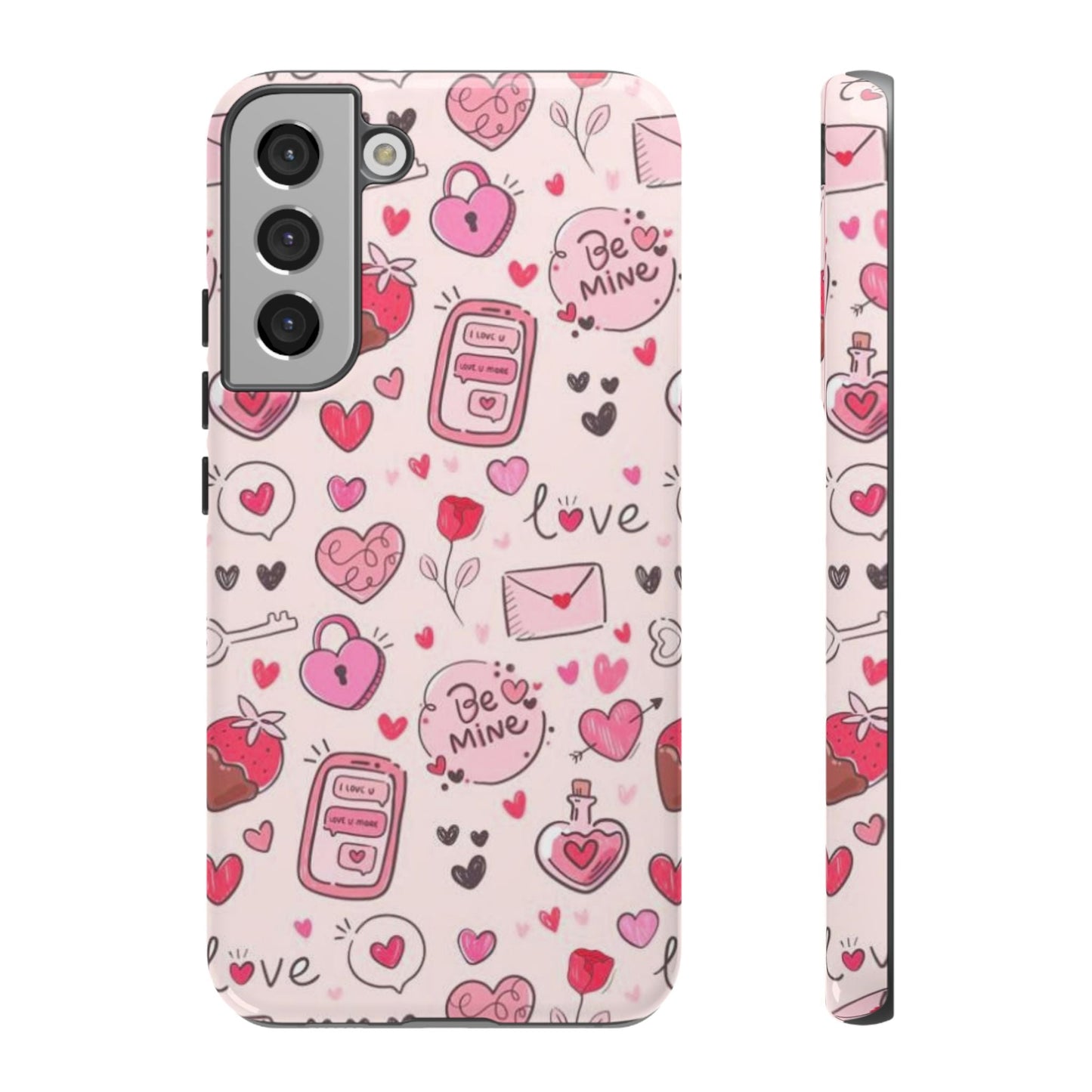 Samsung Galaxy Case: Playful Valentine's Day Icons Case - BOGO Cases