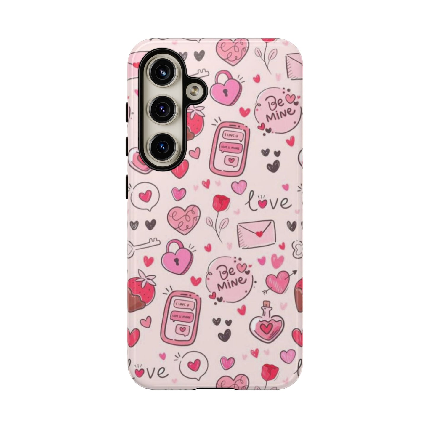 Samsung Galaxy Case: Playful Valentine's Day Icons Case - BOGO Cases