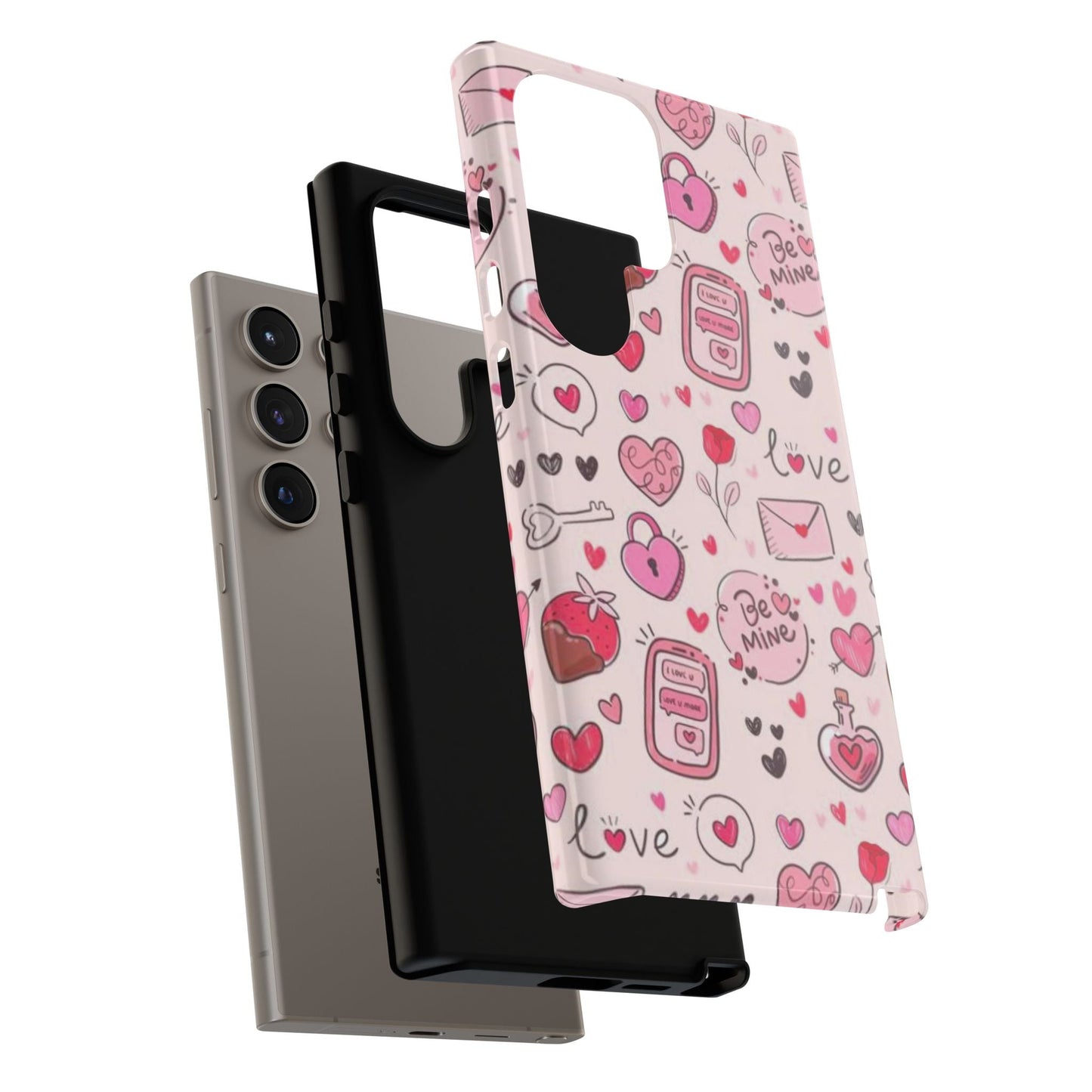 Samsung Galaxy Case: Playful Valentine's Day Icons Case - BOGO Cases
