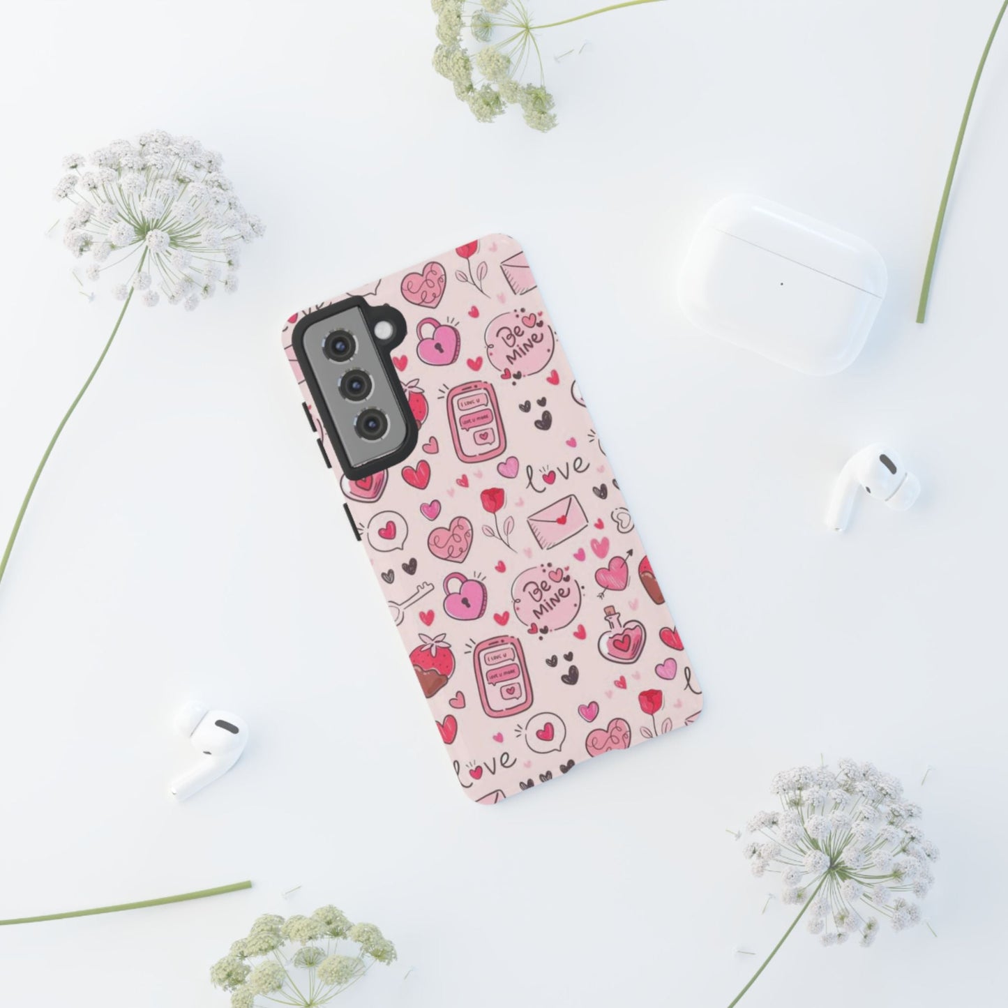 Samsung Galaxy Case: Playful Valentine's Day Icons Case - BOGO Cases