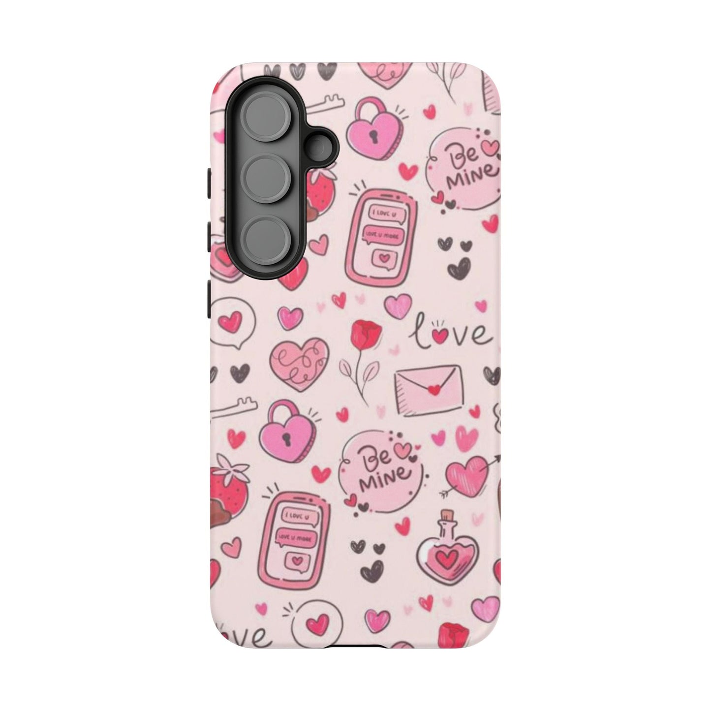 Samsung Galaxy Case: Playful Valentine's Day Icons Case - BOGO Cases