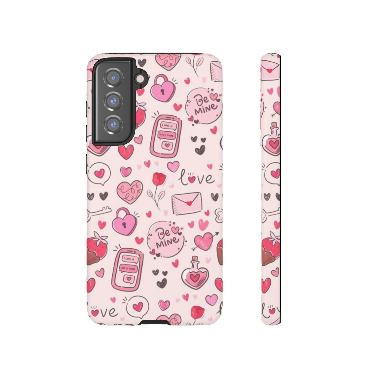 Samsung Galaxy Case: Playful Valentine's Day Icons Case - BOGO Cases