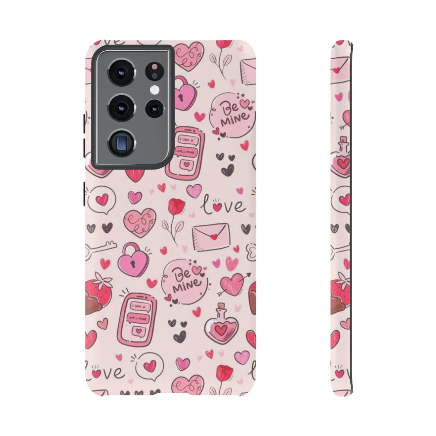 Samsung Galaxy Case: Playful Valentine's Day Icons Case - BOGO Cases