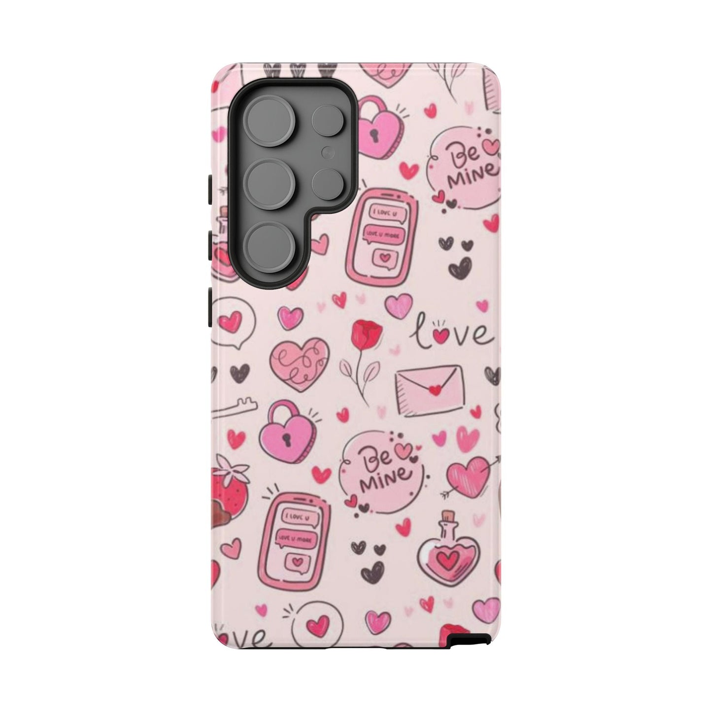 Samsung Galaxy Case: Playful Valentine's Day Icons Case - BOGO Cases