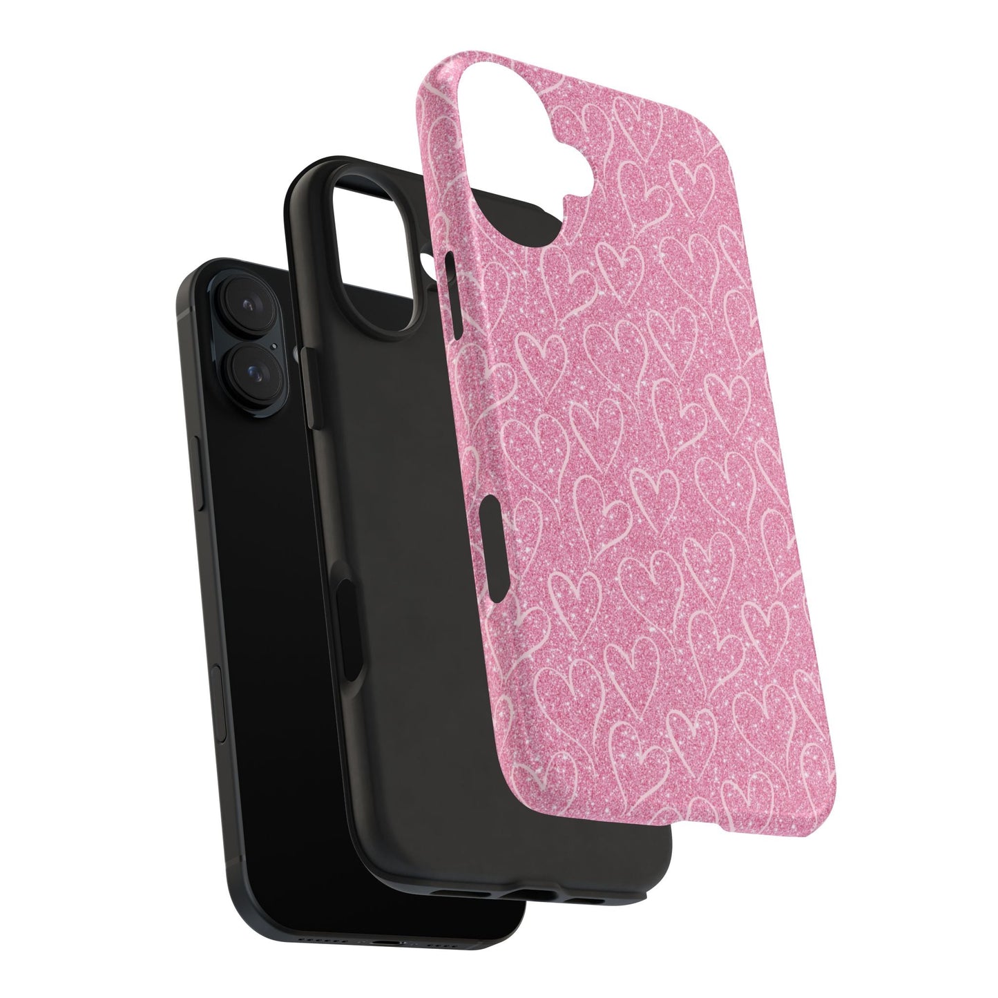 Shimmering Hearts iPhone Case - BOGO Cases
