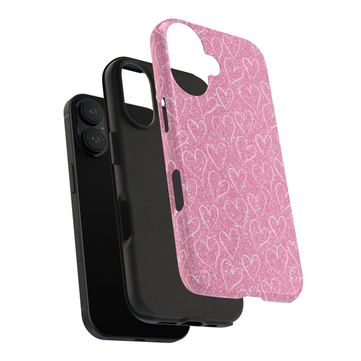 Shimmering Hearts iPhone Case - BOGO Cases
