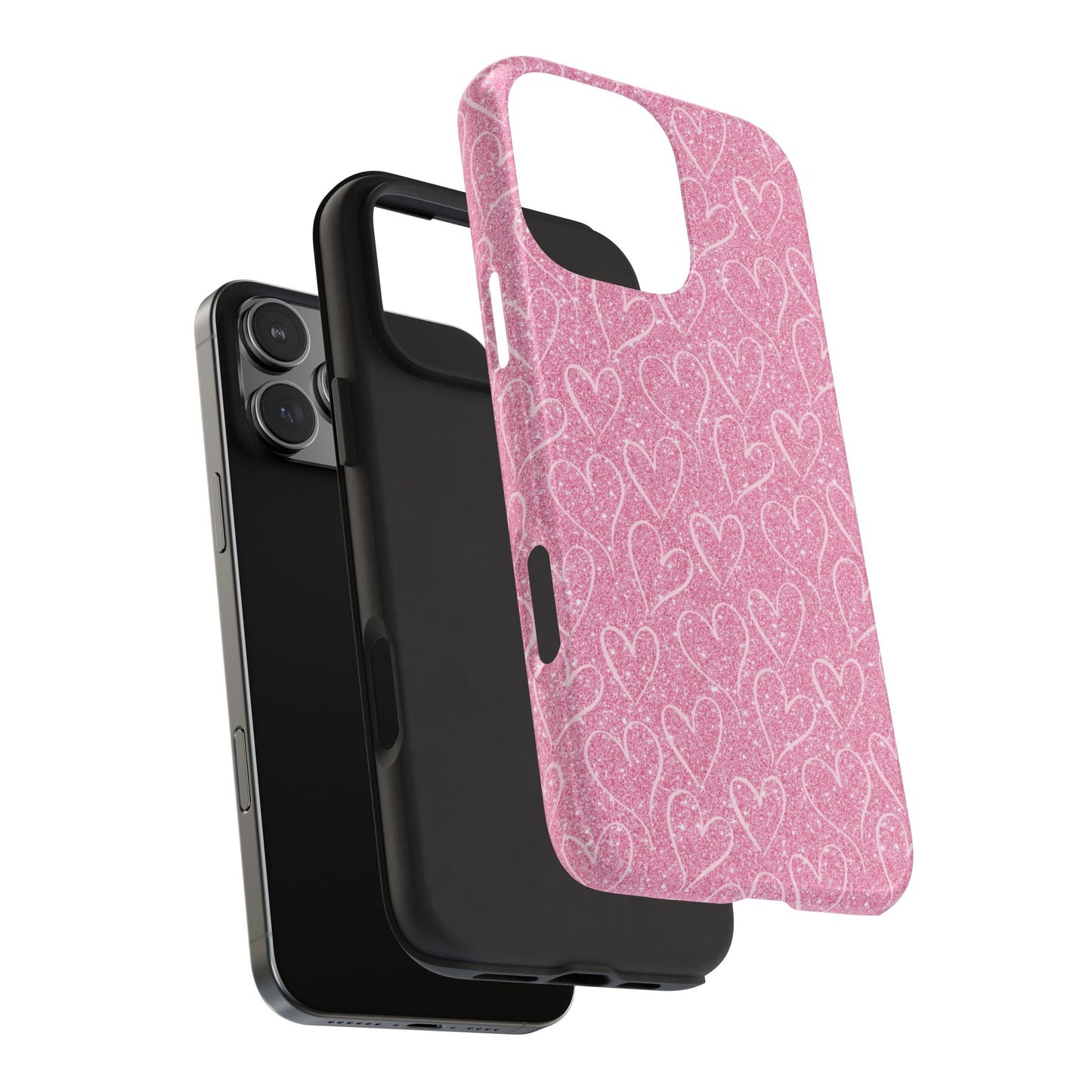 Shimmering Hearts iPhone Case - BOGO Cases