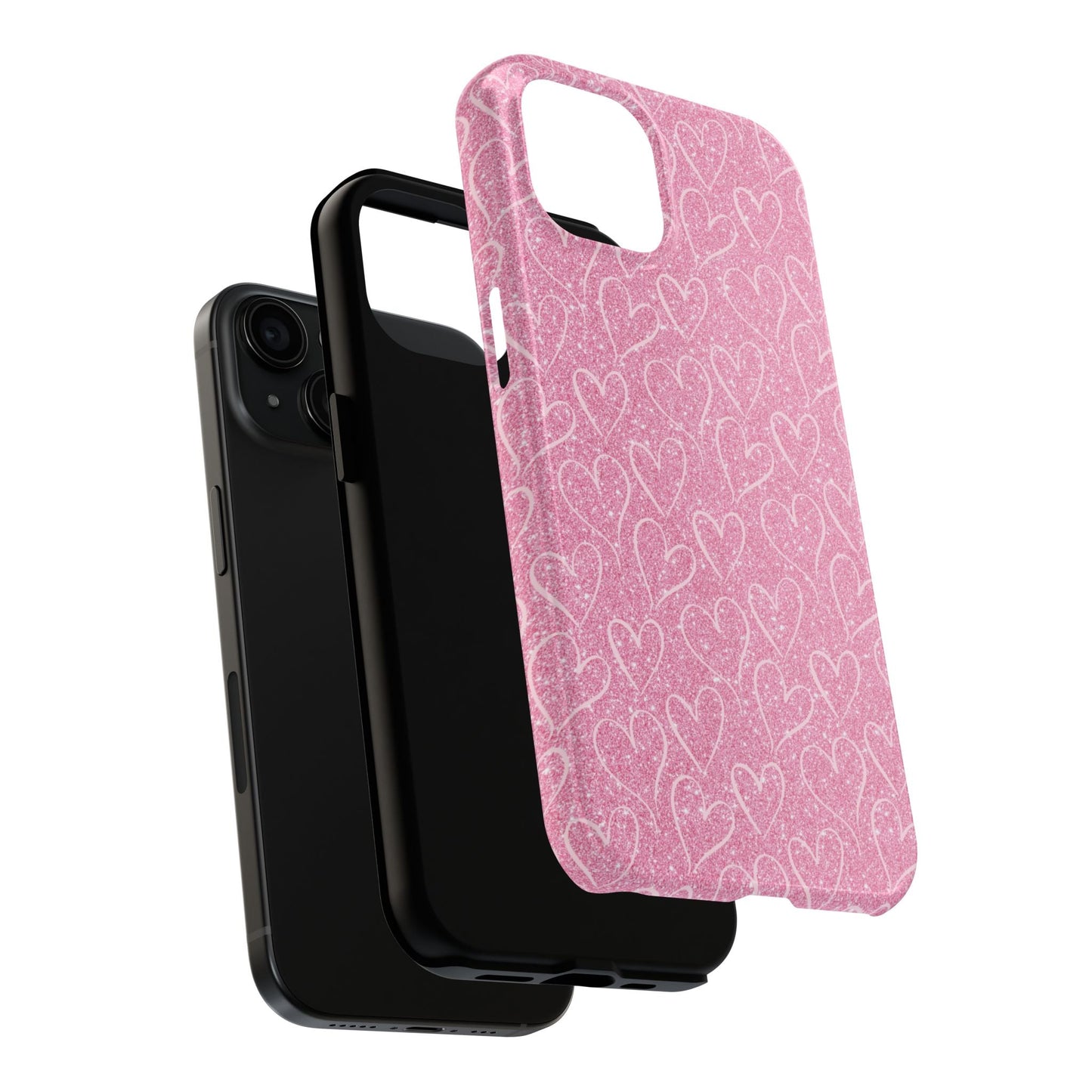 Shimmering Hearts iPhone Case - BOGO Cases