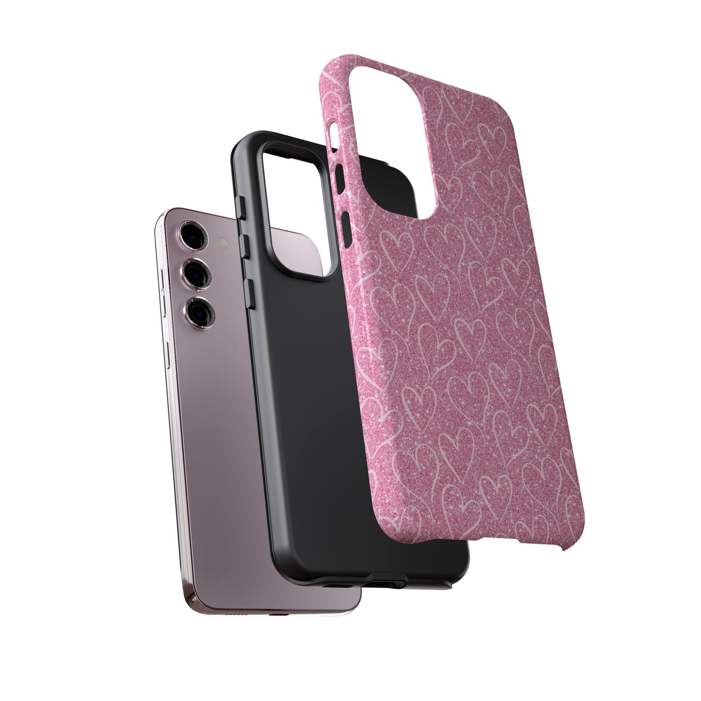 Shimmering Hearts Samsung Galaxy Case - BOGO Cases