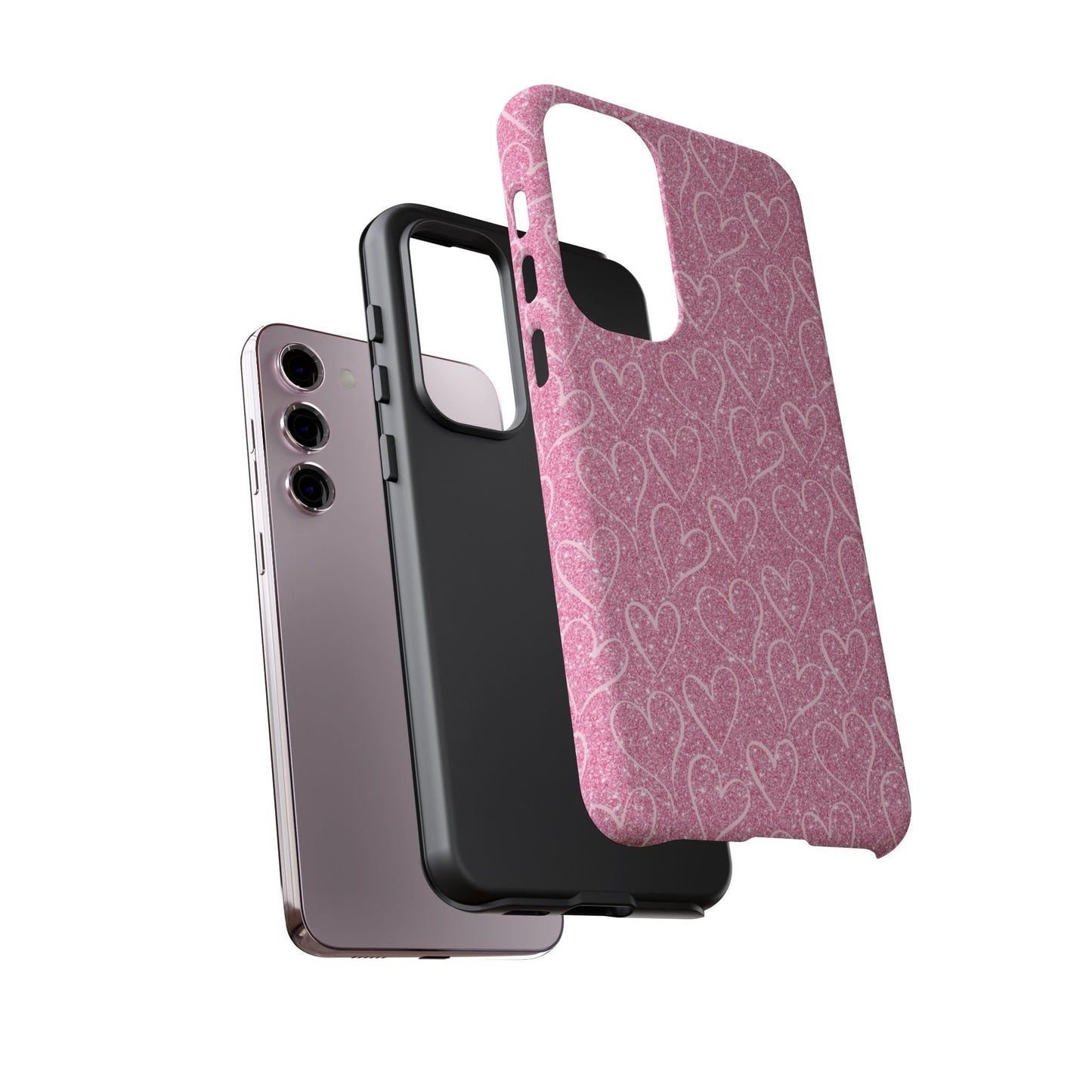 Shimmering Hearts Samsung Galaxy Case - BOGO Cases