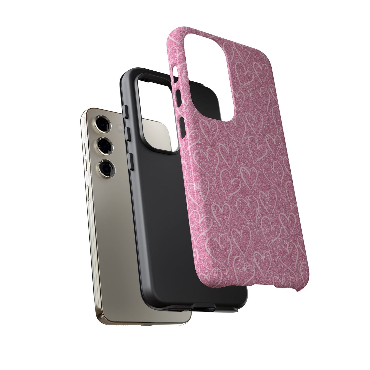Shimmering Hearts Samsung Galaxy Case - BOGO Cases