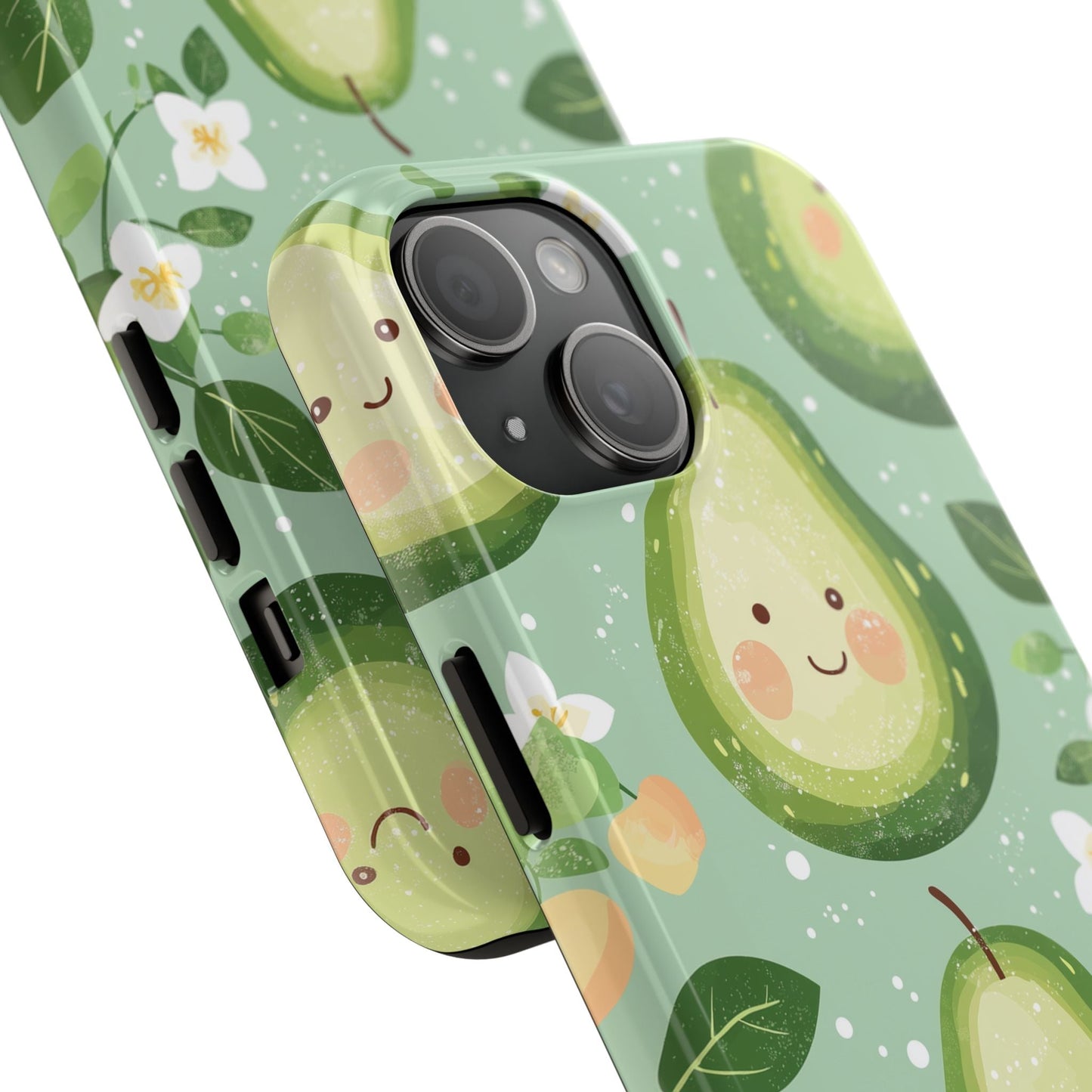 Smiling Avocados Tough iPhone Case – Cute Avocado Design, Dual - Layer Protection - BOGO Cases
