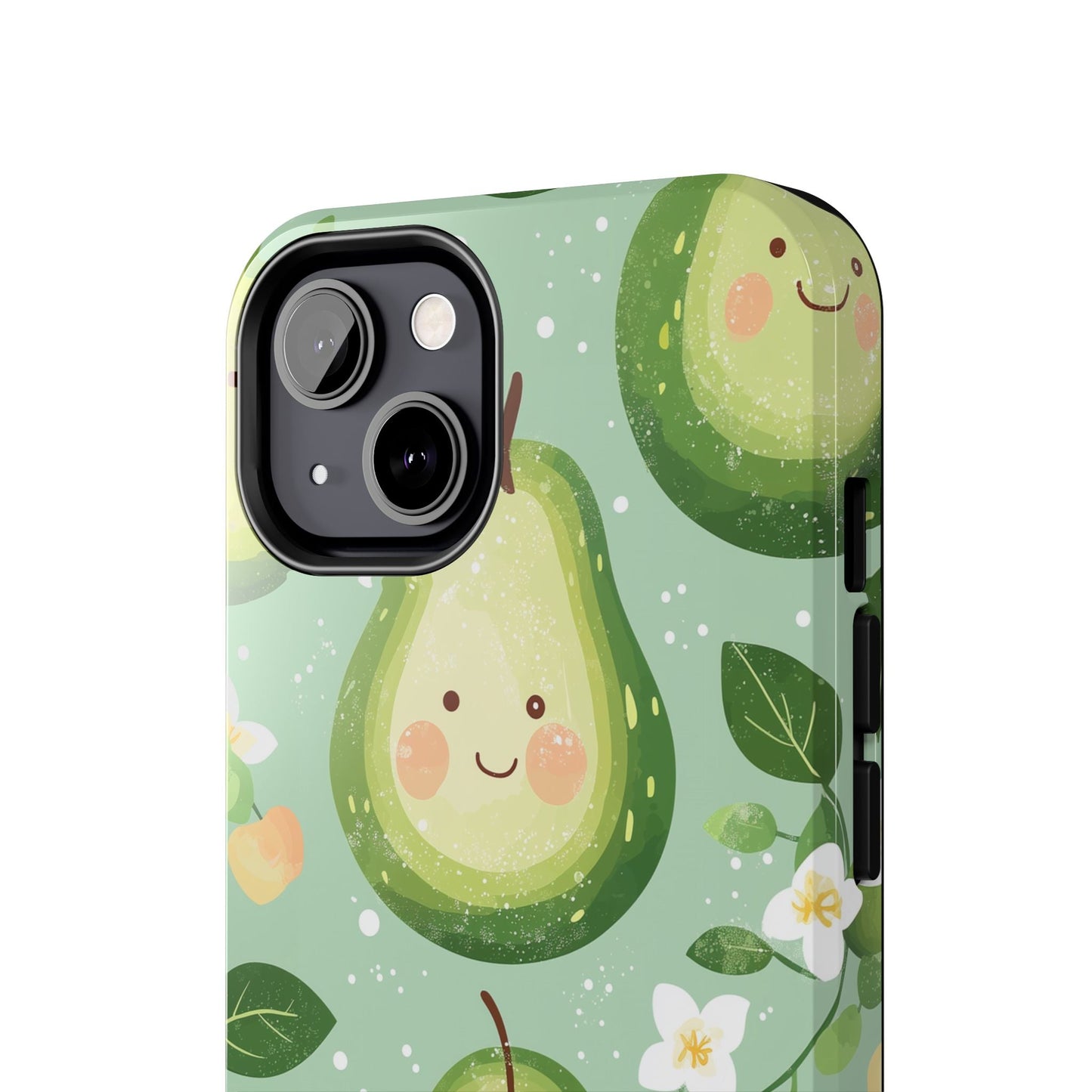 Smiling Avocados Tough iPhone Case – Cute Avocado Design, Dual - Layer Protection - BOGO Cases