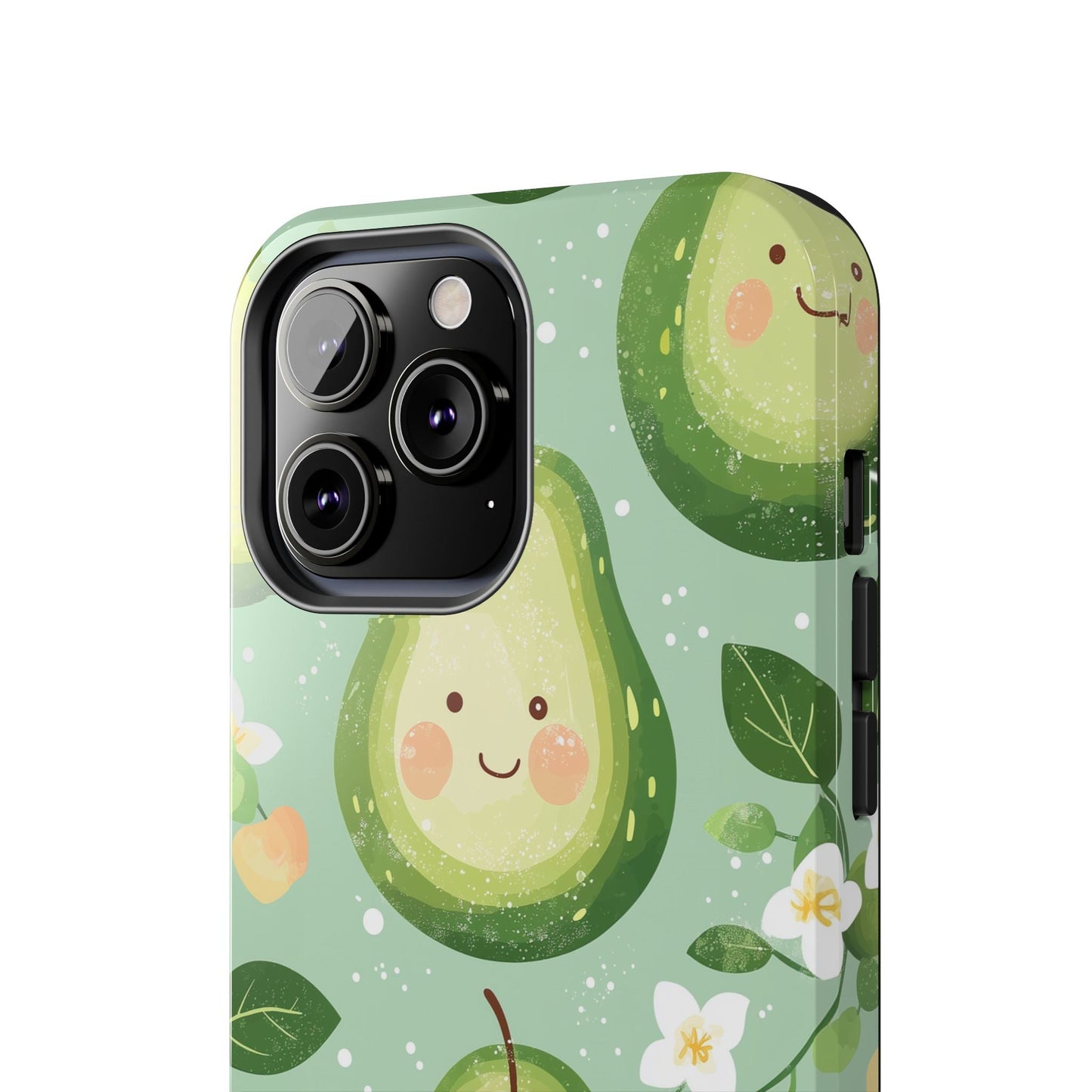 Smiling Avocados Tough iPhone Case – Cute Avocado Design, Dual - Layer Protection - BOGO Cases