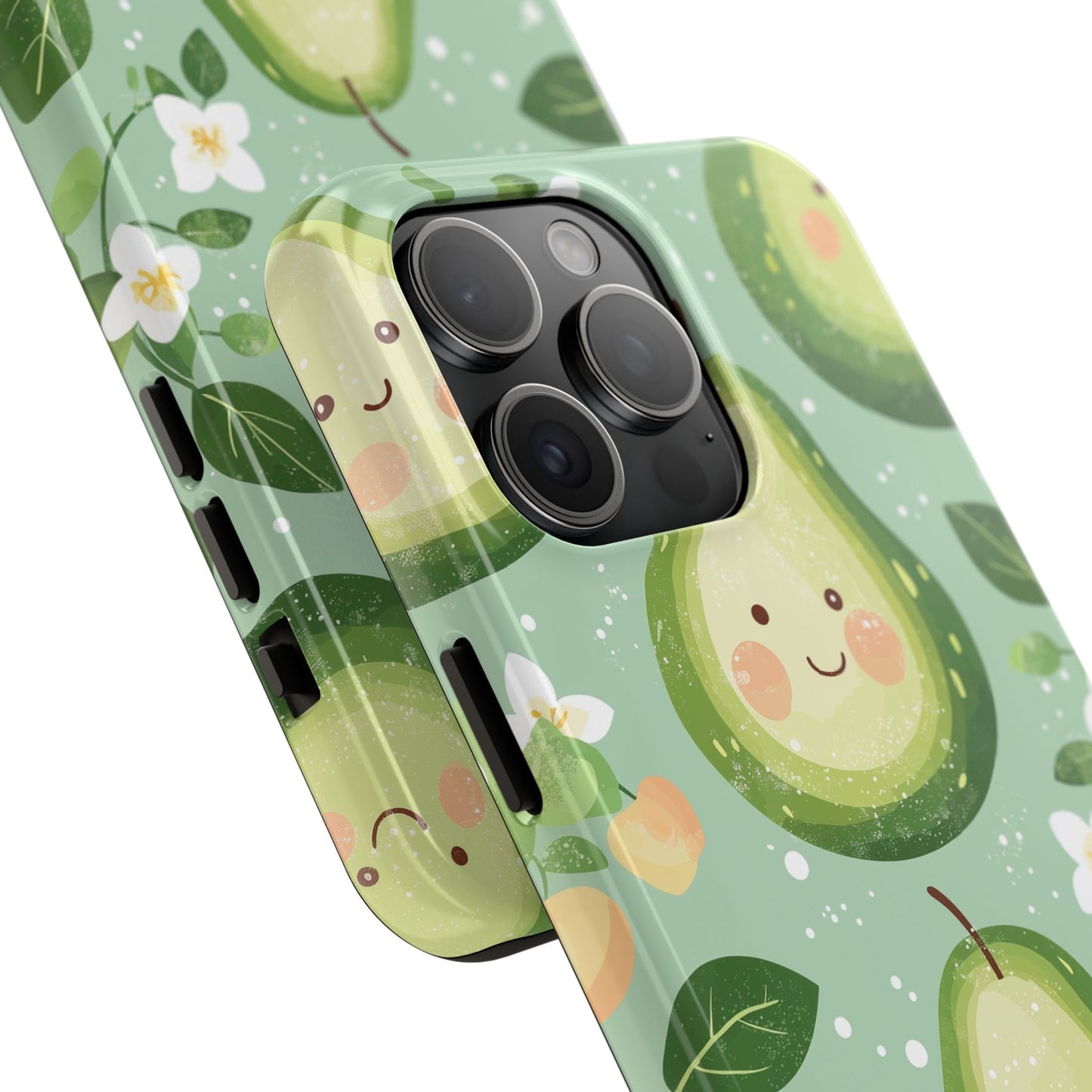 Smiling Avocados Tough iPhone Case – Cute Avocado Design, Dual - Layer Protection - BOGO Cases