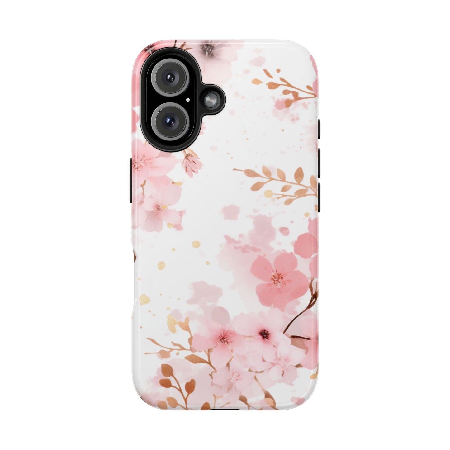 Soft Pink Cherry Blossom iPhone Case – Elegant Floral Design - BOGO Cases