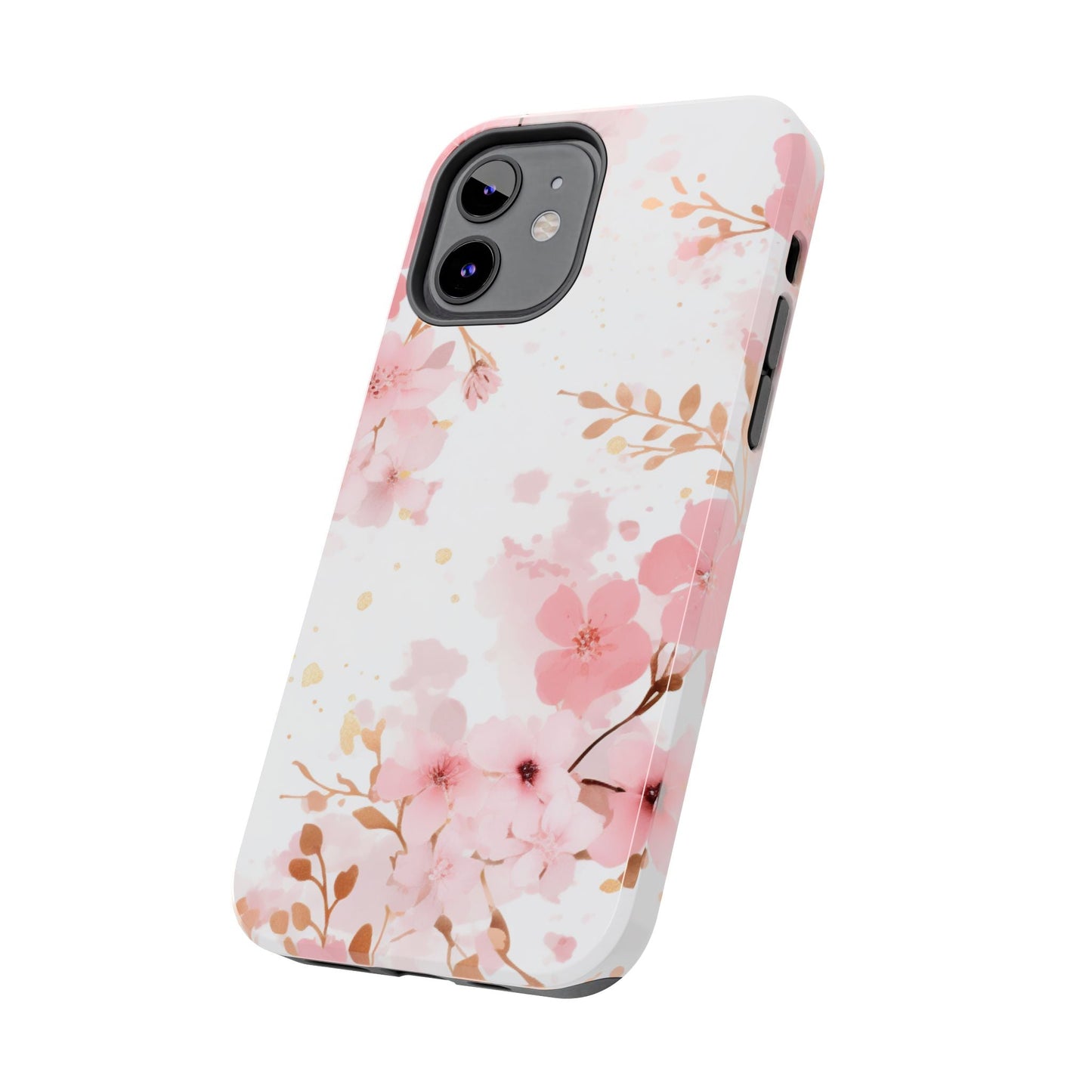 Soft Pink Cherry Blossom iPhone Case – Elegant Floral Design - BOGO Cases