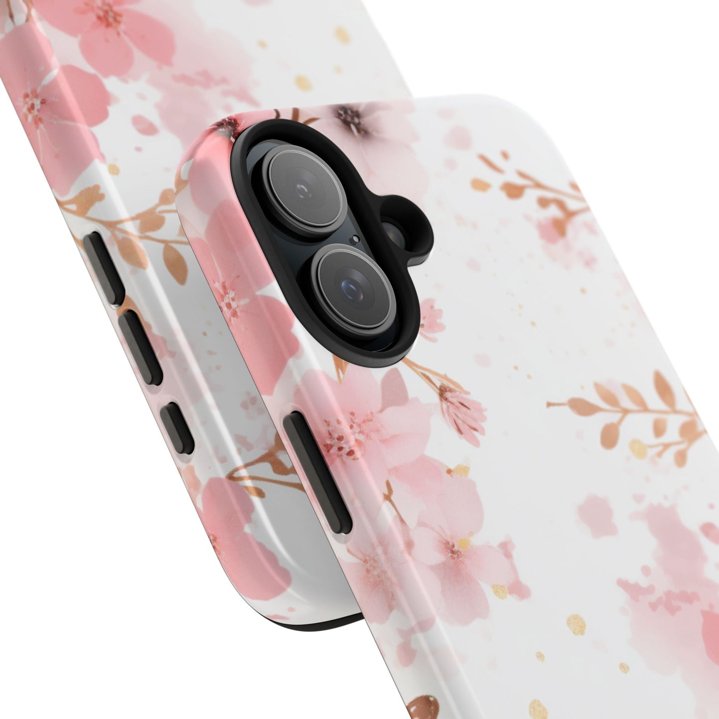 Soft Pink Cherry Blossom iPhone Case – Elegant Floral Design - BOGO Cases
