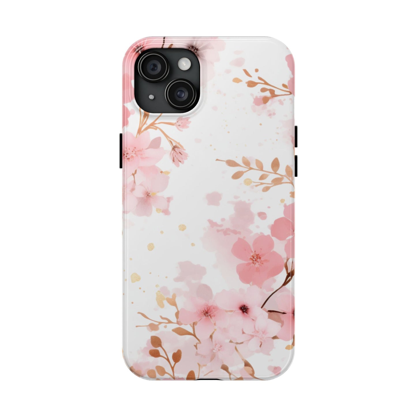 Soft Pink Cherry Blossom iPhone Case – Elegant Floral Design - BOGO Cases